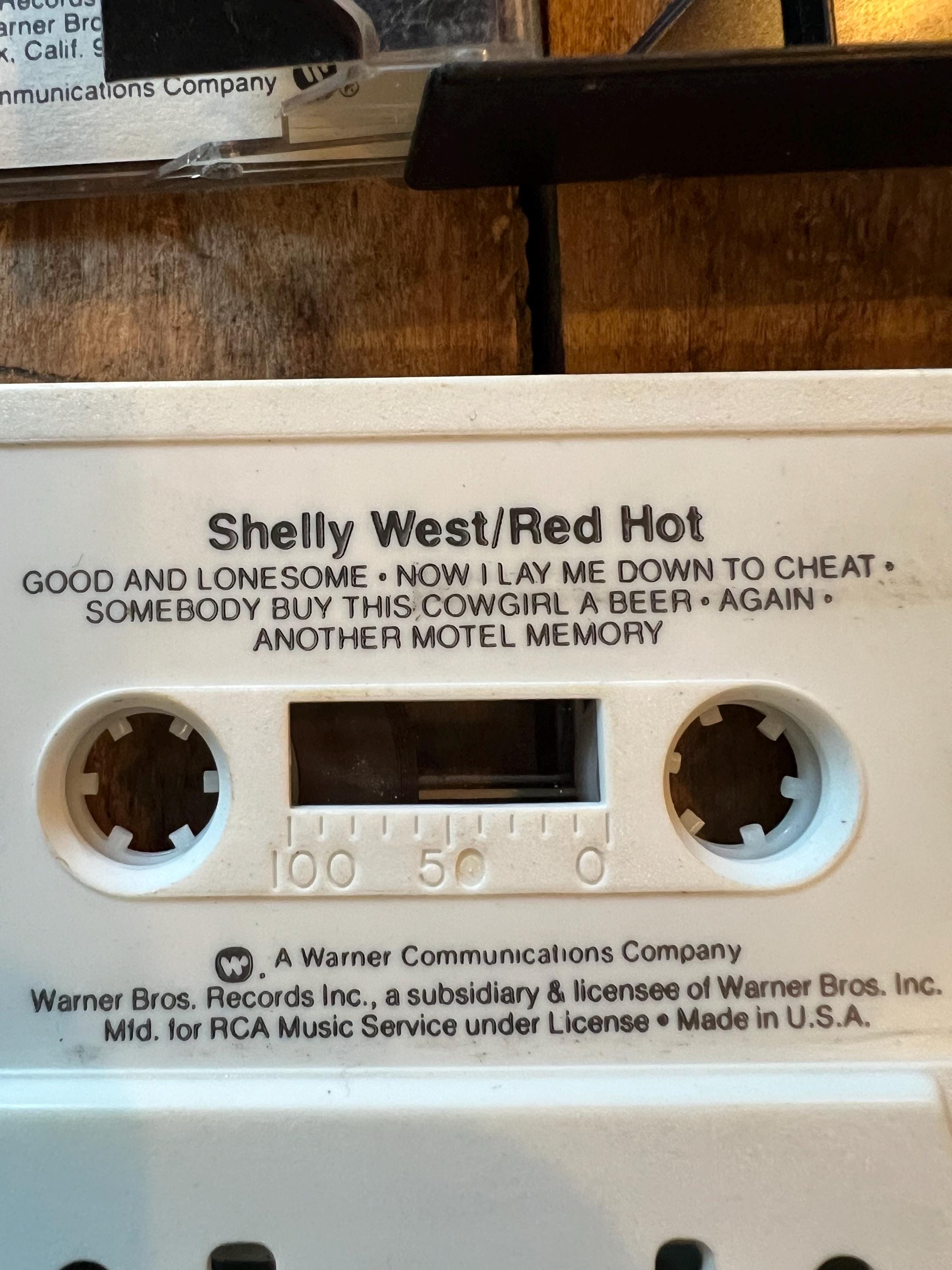 1983 Shelly West “Red Hot ” Cassette Tape - Viva Records