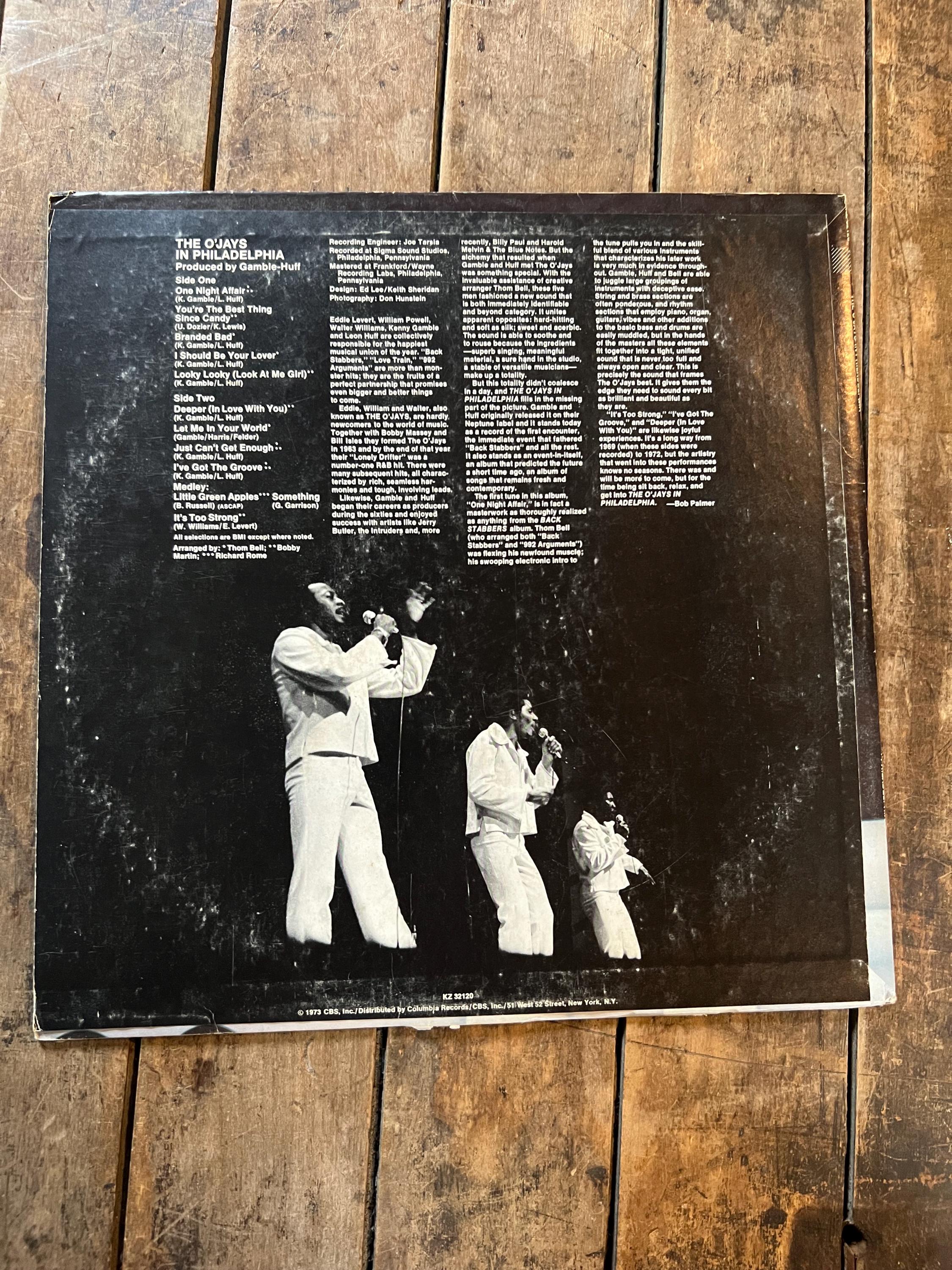 The O’Jays in Philadelphia LP - 1973 Epic Retro Vinyl Record