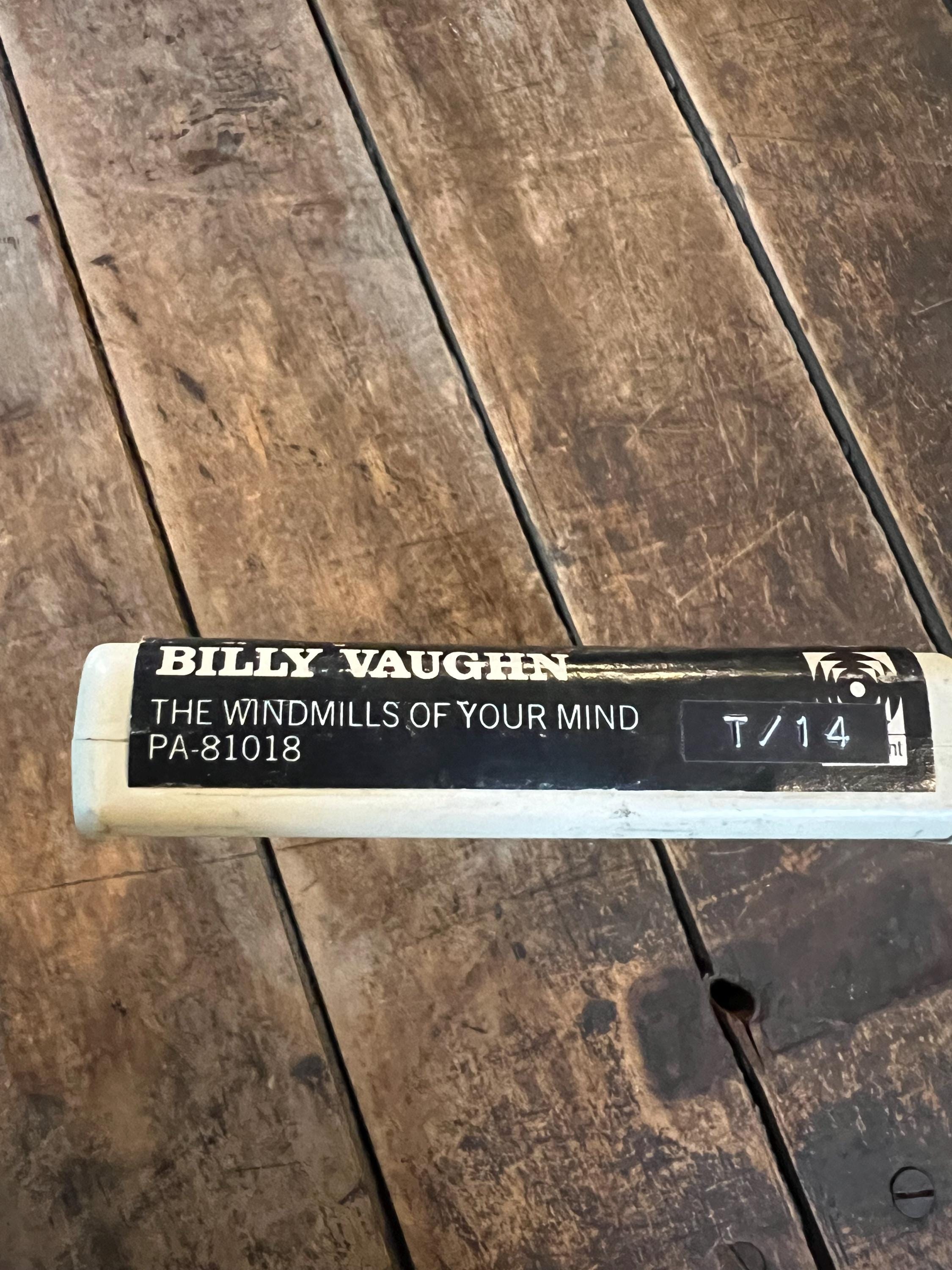 1969 Billy Vaughn “The Windmills Of Your Mind” Capitol Records 8-Track Tape