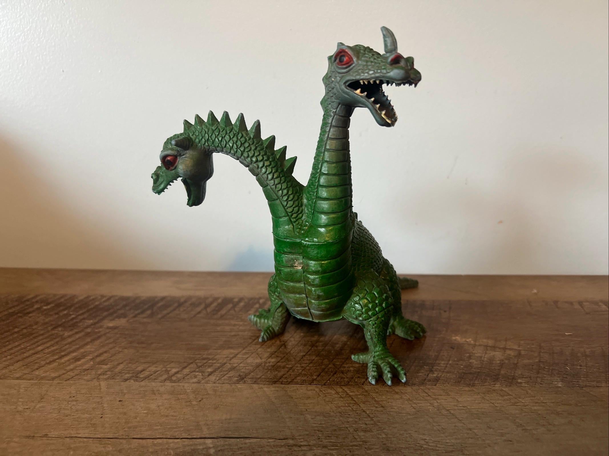 1983 Imperial - Dragons & Daggers - FANTASY CREATURES Action Figure No.8434 - Two Headed Dragon