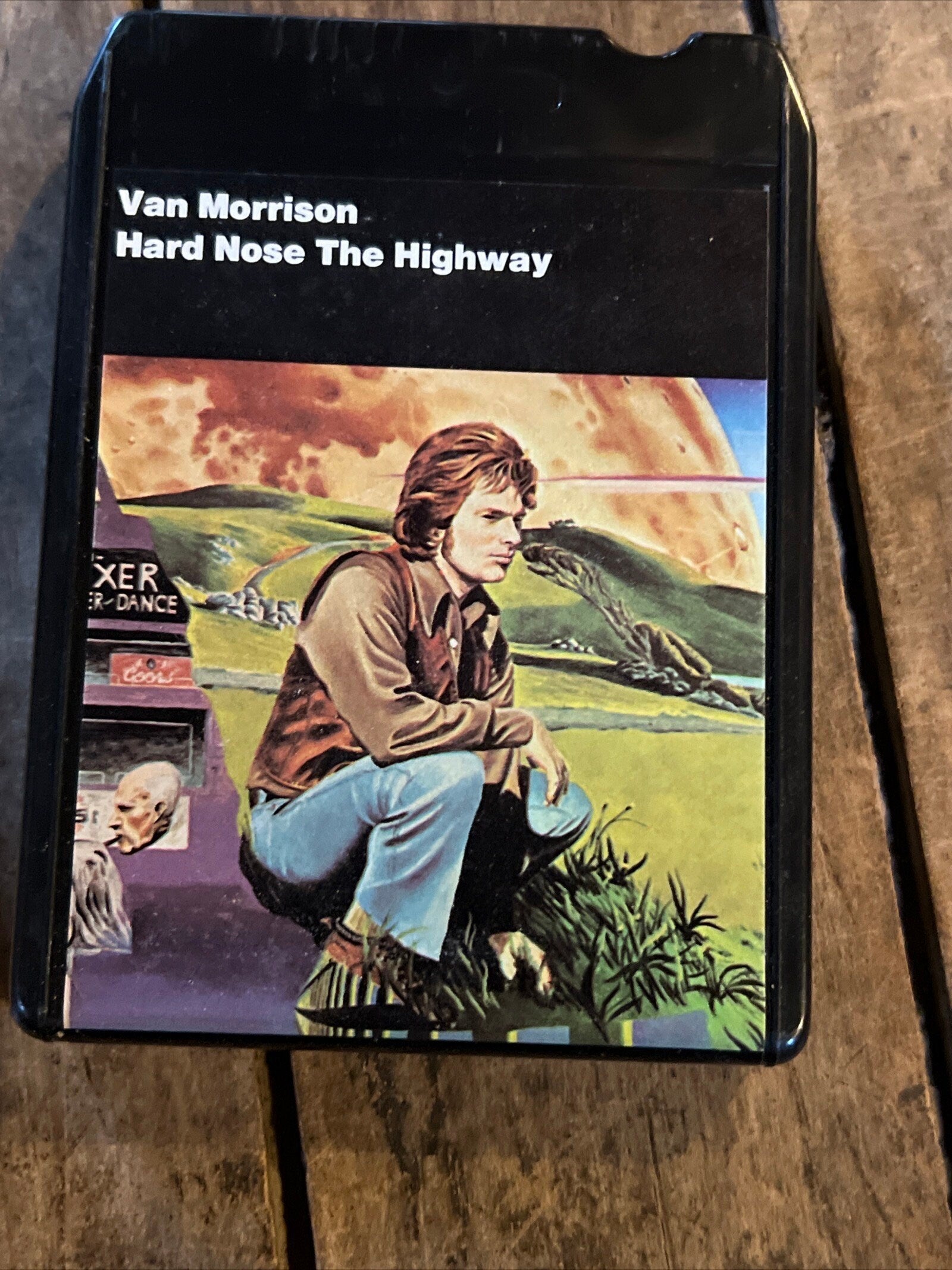 Van Morrison - Hard Nose The Highway - 8 Track Tape & Original Sleeve