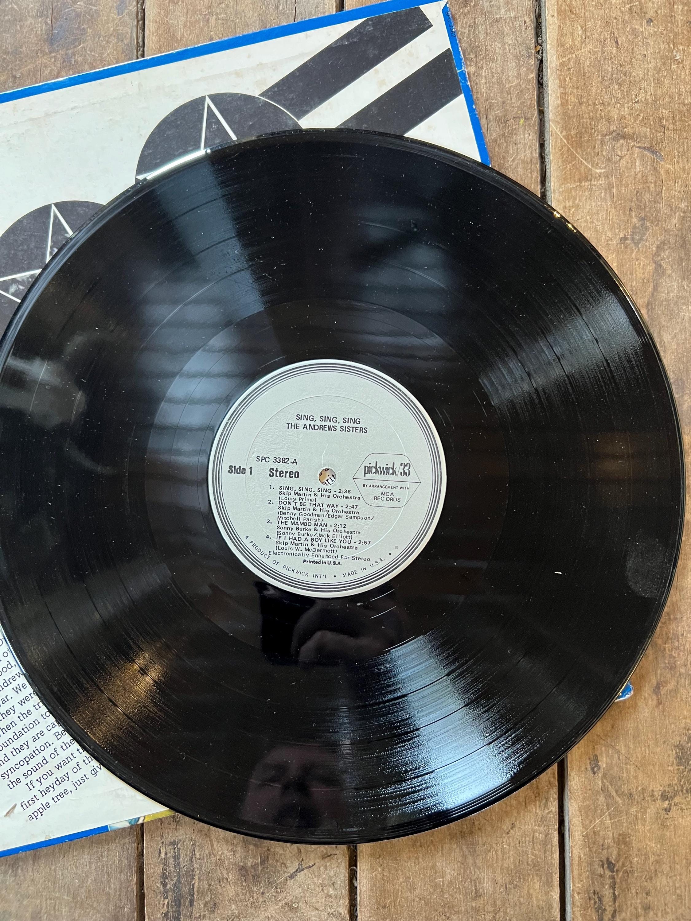 The Andrews Sisters “Sing, Sing, Sing” - 1974 Pickwick Records - LP Vinyl Album