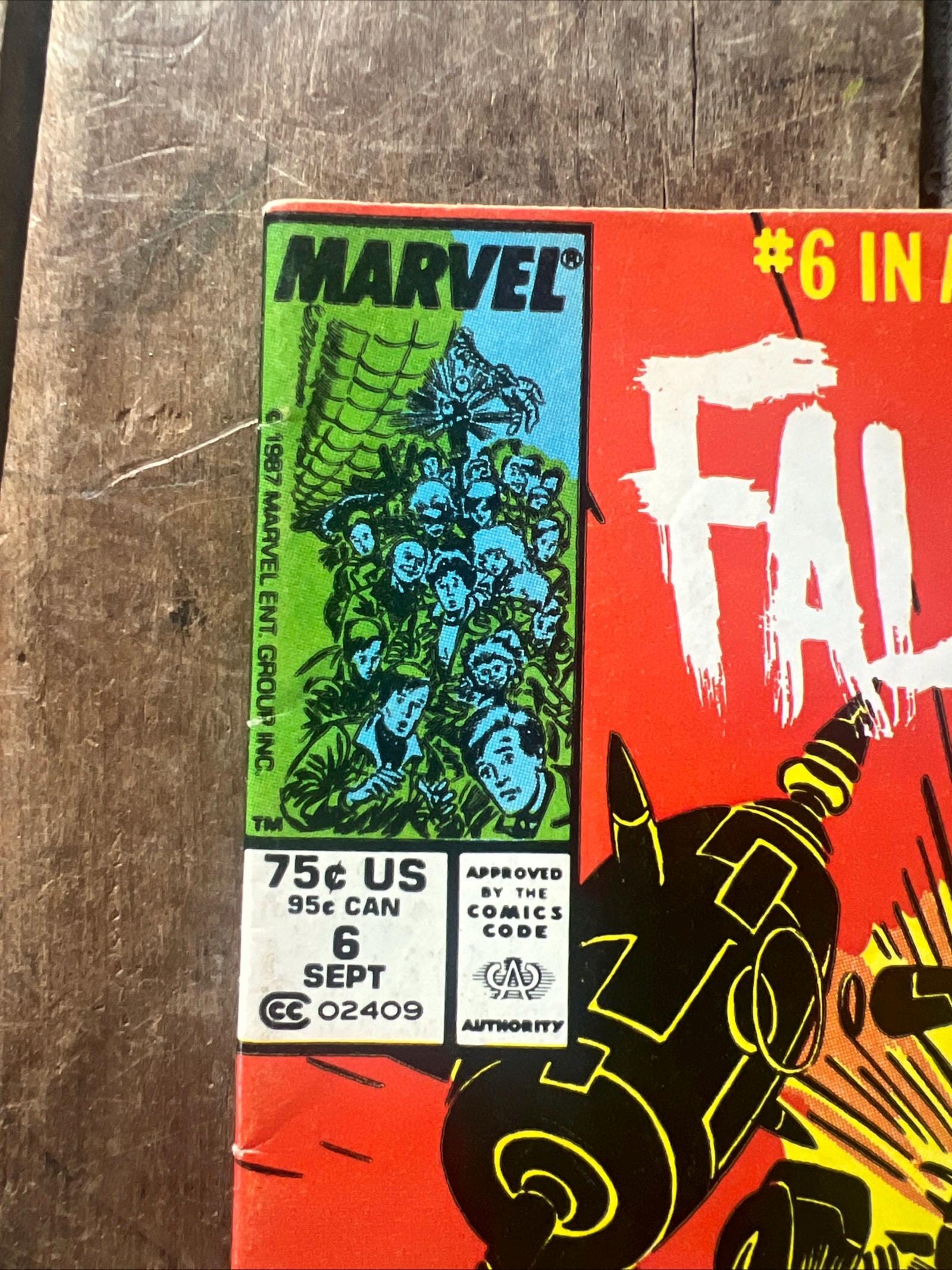 Fallen Angels #6 Newsstand Edition (1987) Marvel Comic Book
