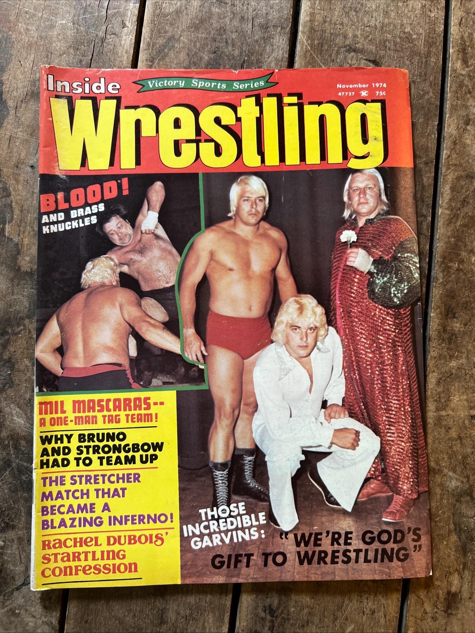 Vintage Inside Wrestling Magazine - November 1974 WWF/WWE