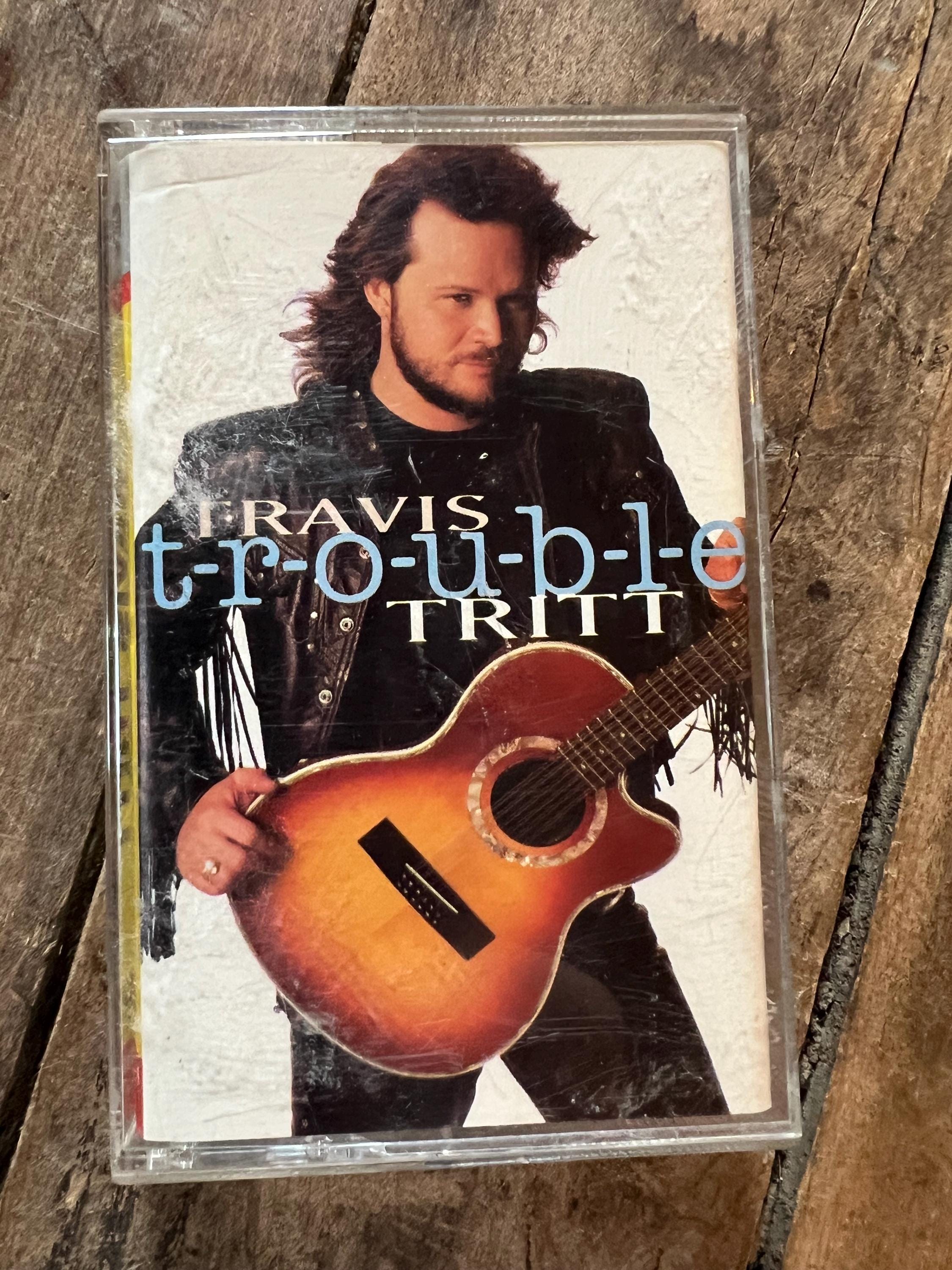 1992 Travis Tritt "TROUBLE" Cassette Tape - Warner Bros. Records - Country Music