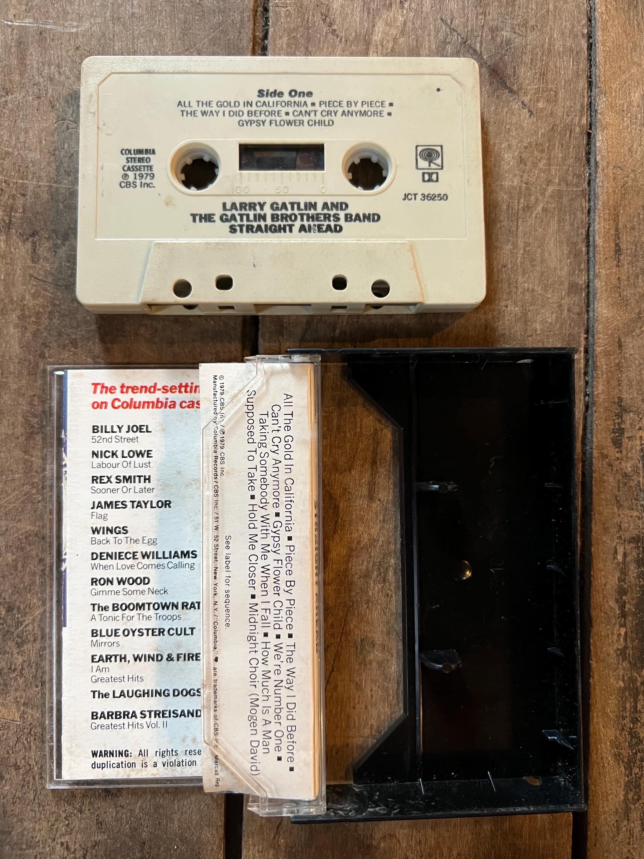 1978 Larry Gatlin “Straight Ahead” Cassette Tape - Vintage Country Music