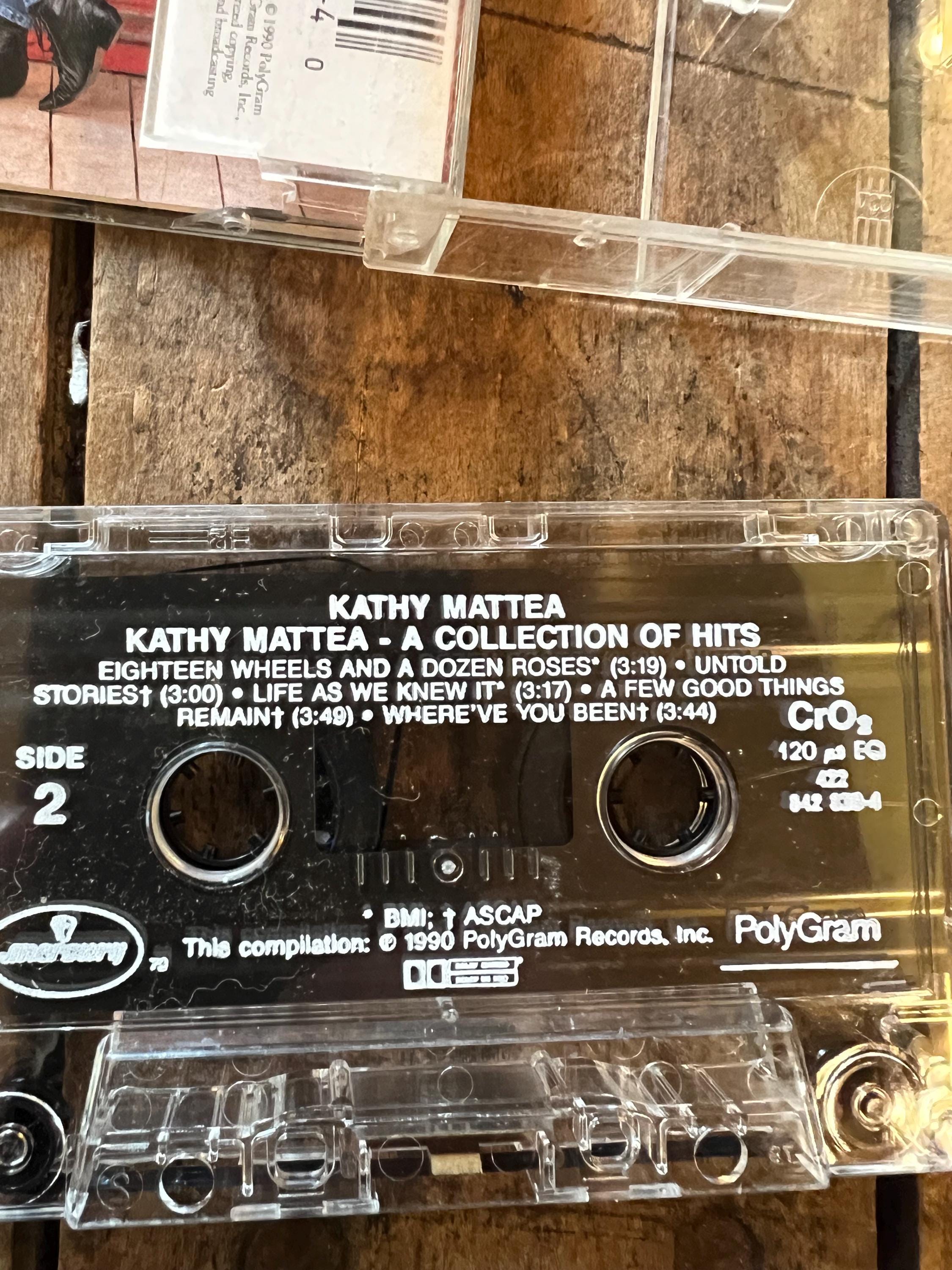 1990 Kathy Mattae A Collection of Hits Cassette Tape - Mercury Records