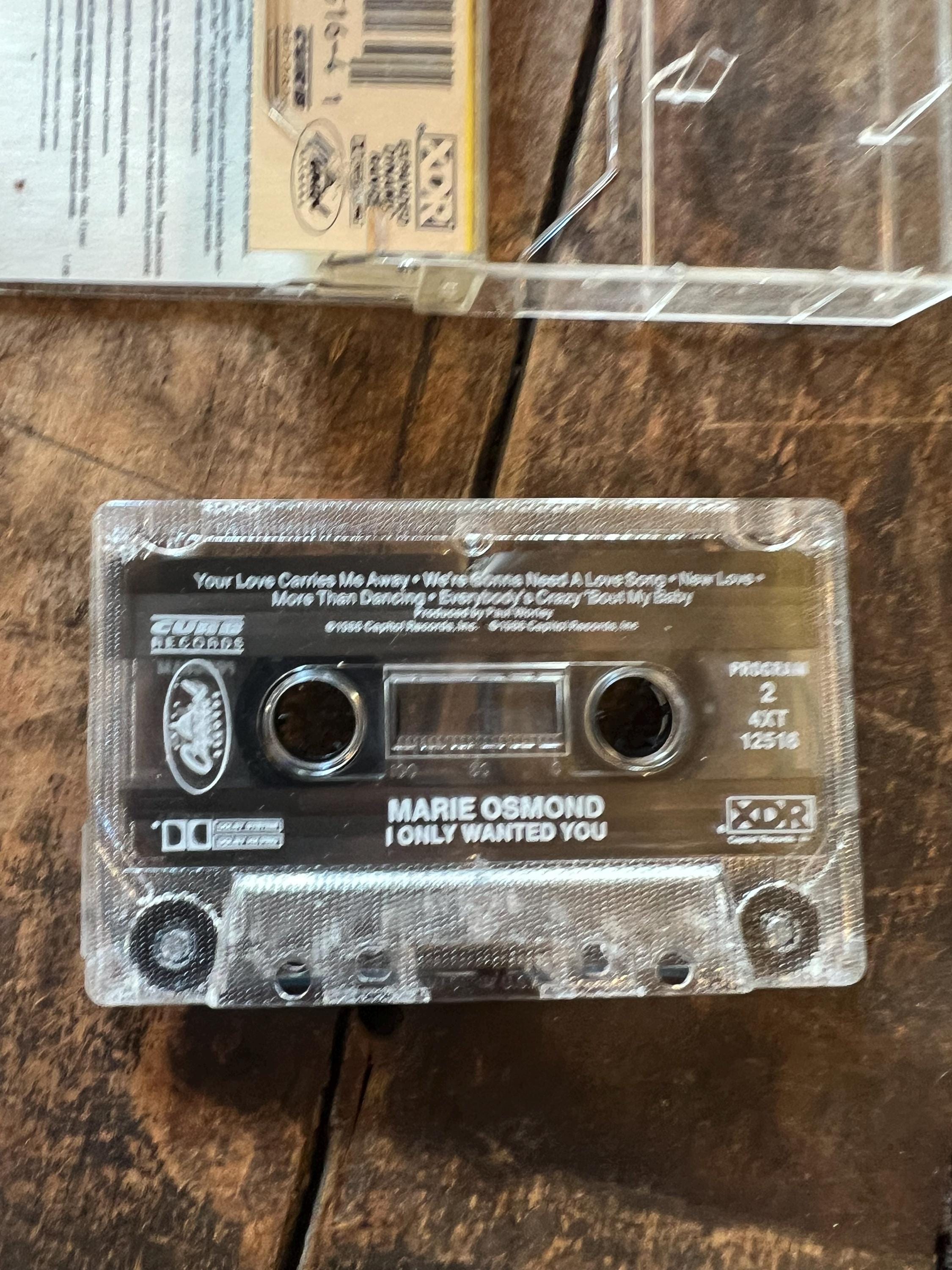 1986 Marie Osmond “I Only Want You” Cassette Tape - Capitol Records Club Edition