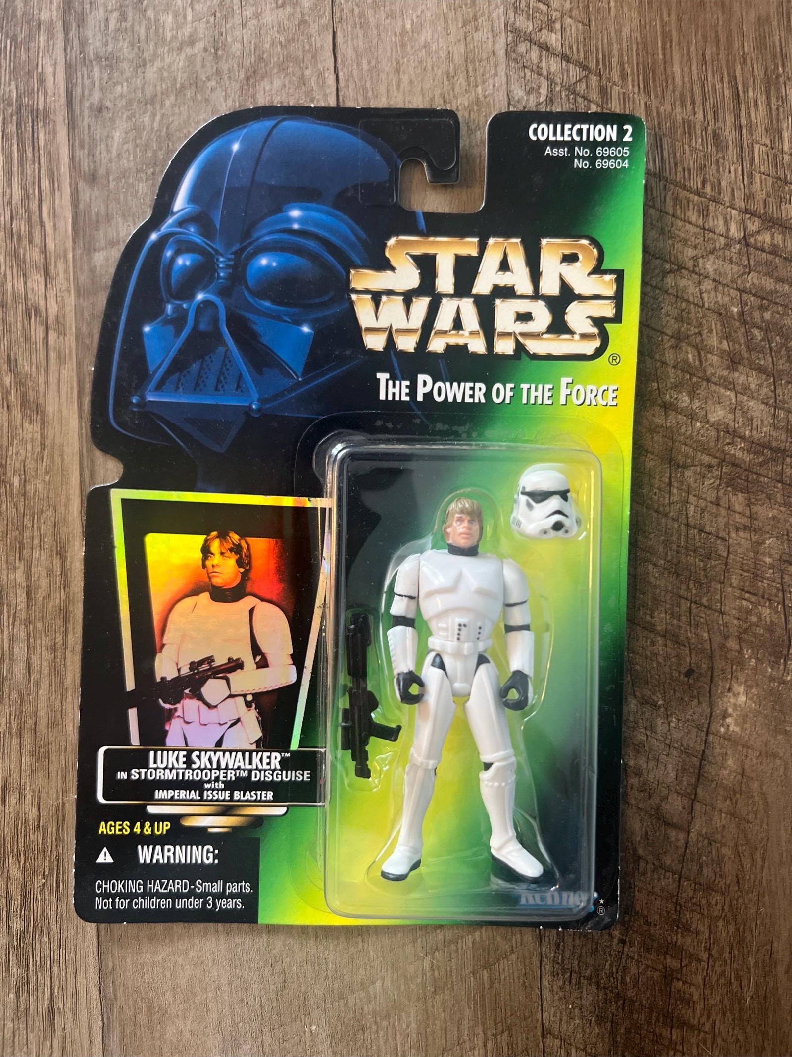 1996 Kenner Star Wars Luke Skywalker Stormtrooper Disguise Action Figure - MOC