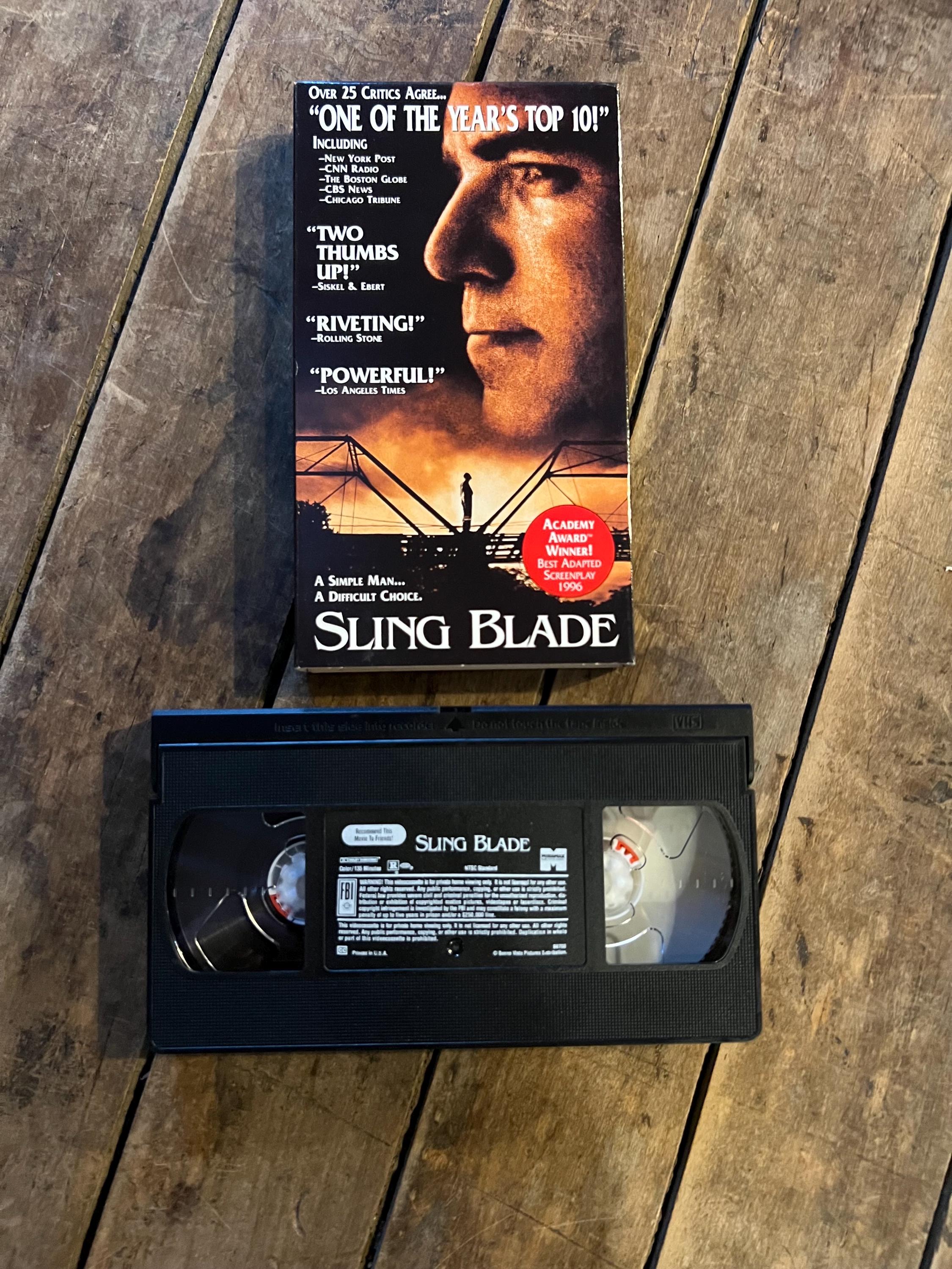 Sling Blade ( VHS 1996) Starring- Billy Bob Thornton & John Ritter