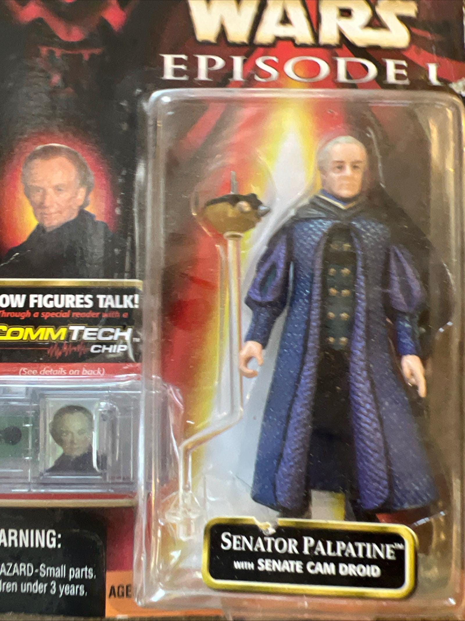 1998 Star Wars Episode 1 Senator Palpatine Action Figure - MOC