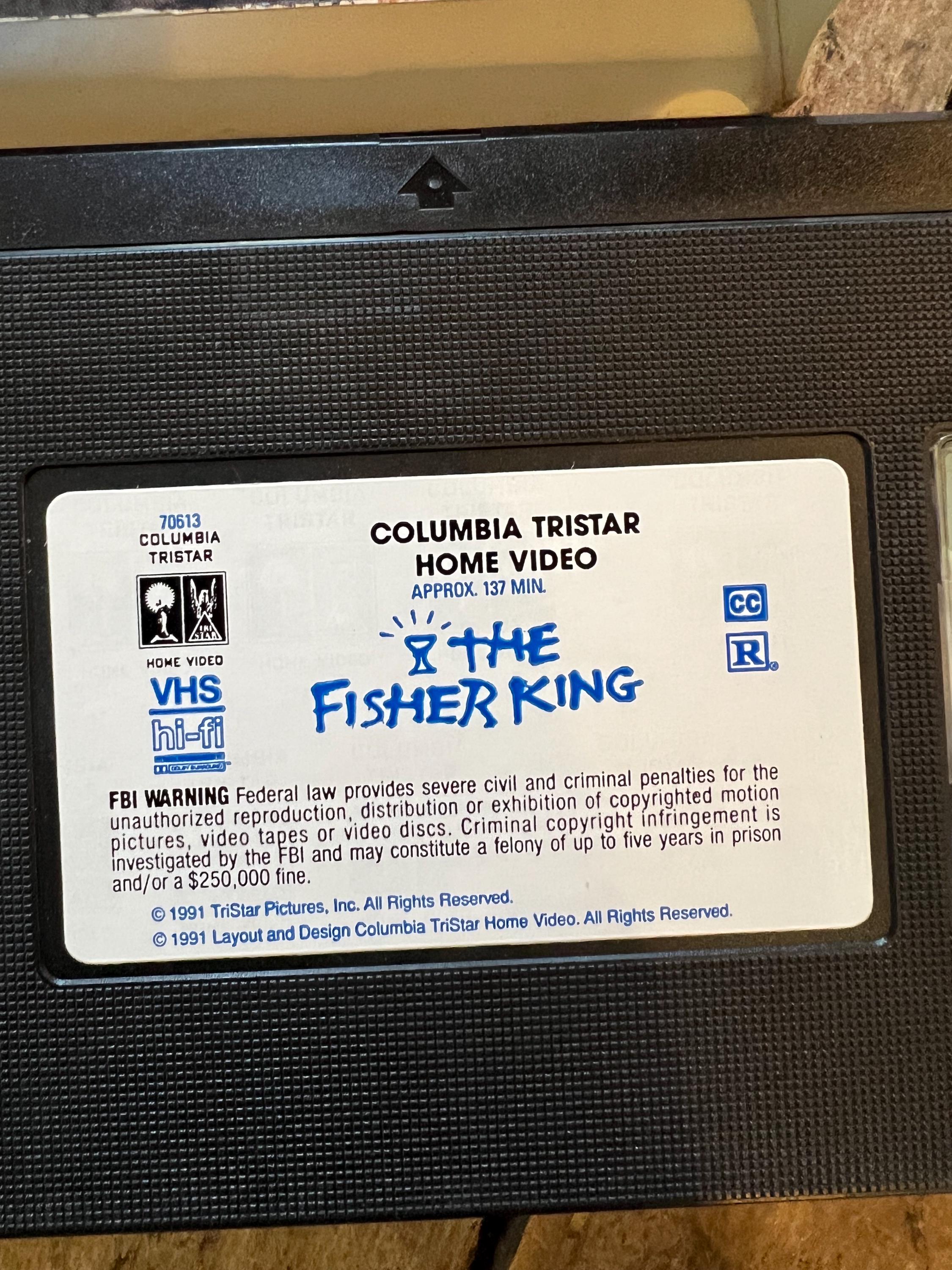 The Fisher King  ( VHS 1991 ) Starring - Robin Williams & Jeff Bridges