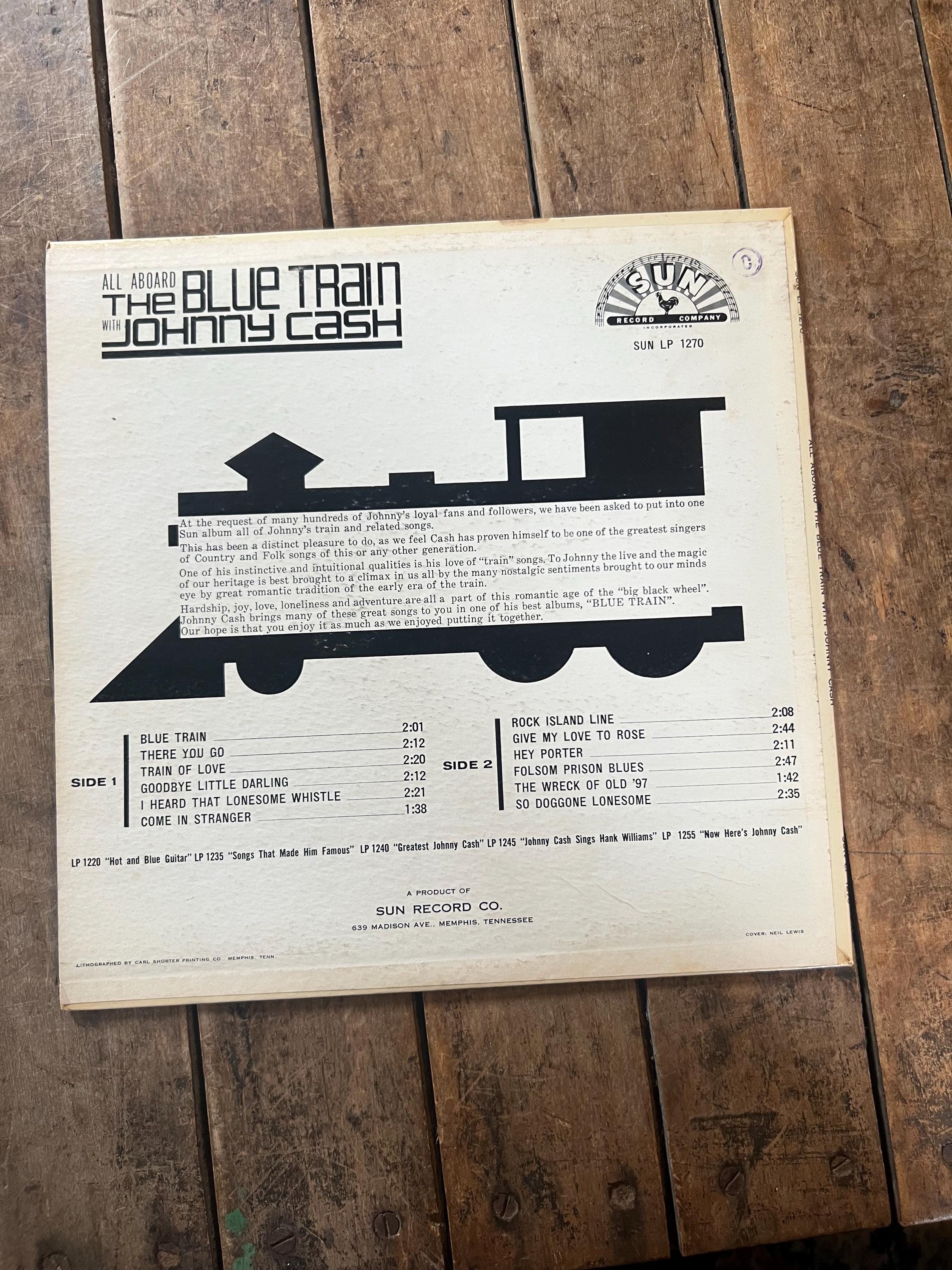 Johnny Cash "All Aboard The Blue Train" Vinyl LP - 1963 Sun Records
