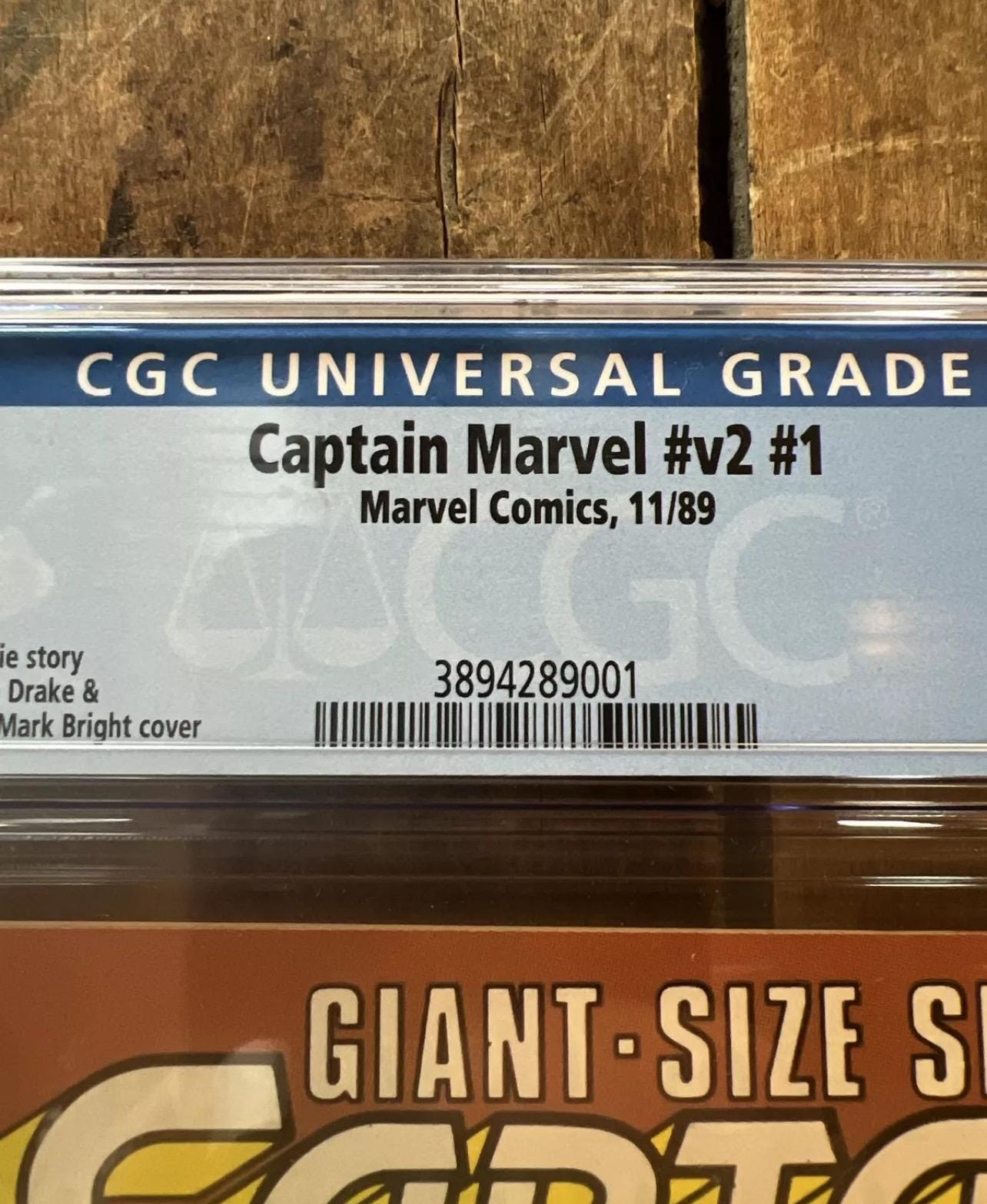 1989 CAPTAIN MARVEL v2 #1 ( Monica Rambeau ) - Marvel Comics - CGC Graded 9.2 - key issue