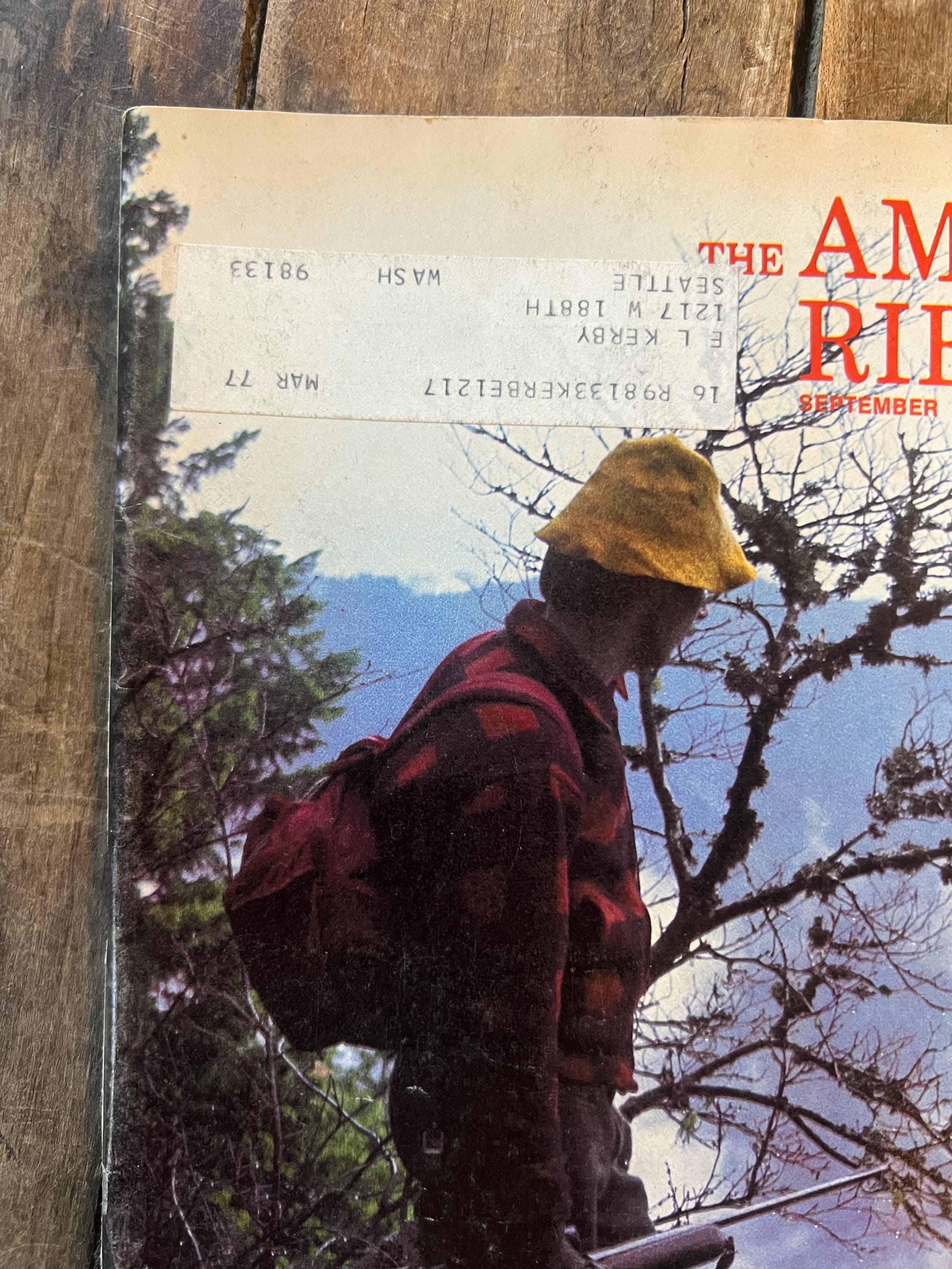 Vintage 1976 American Rifleman Magazine - September Edition- Retro Advertising - Men’s Outdoor Magazine
