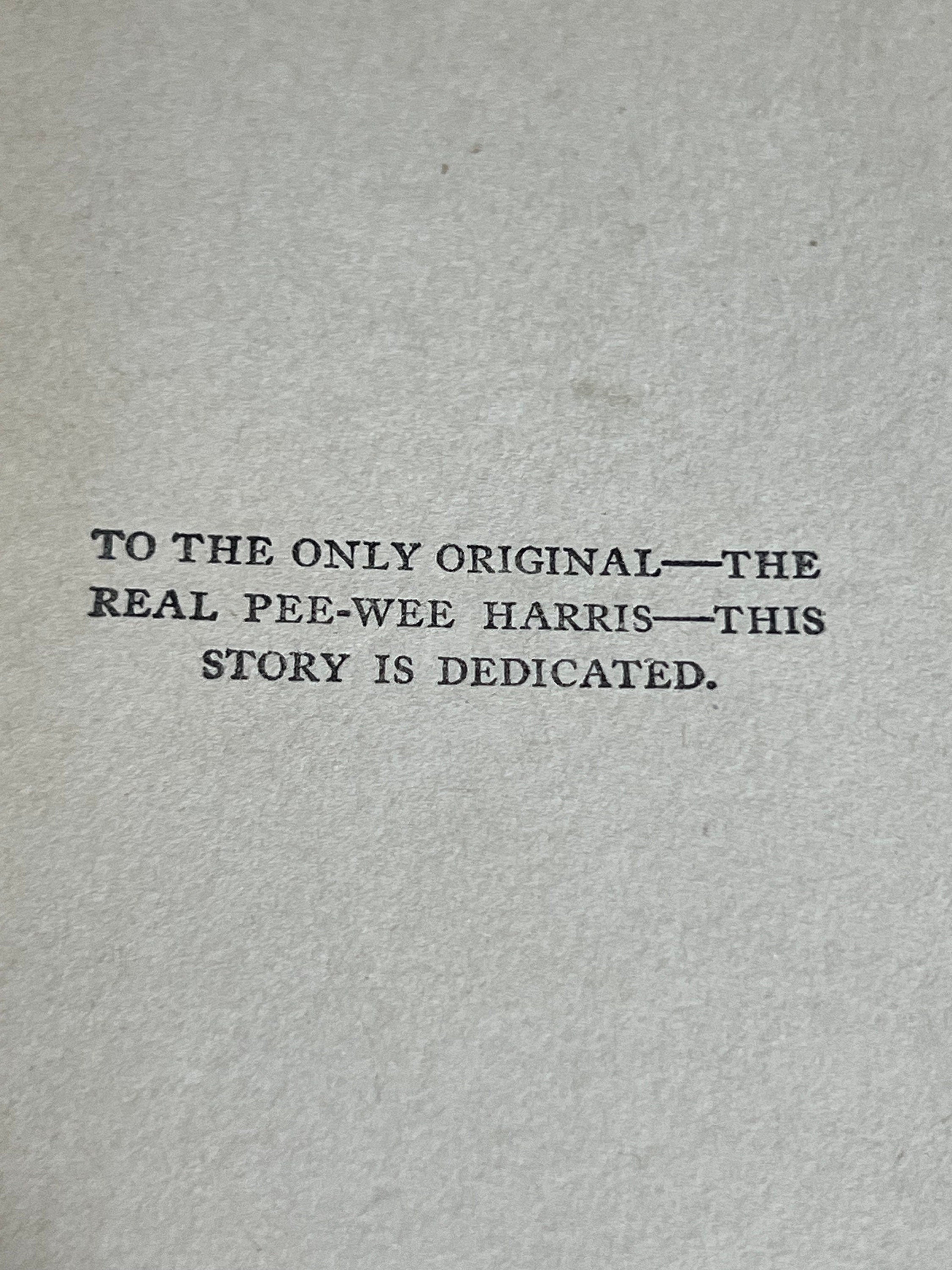 Pee-Wee Harris: 1922 First Edition, Boy Scouts of America Book