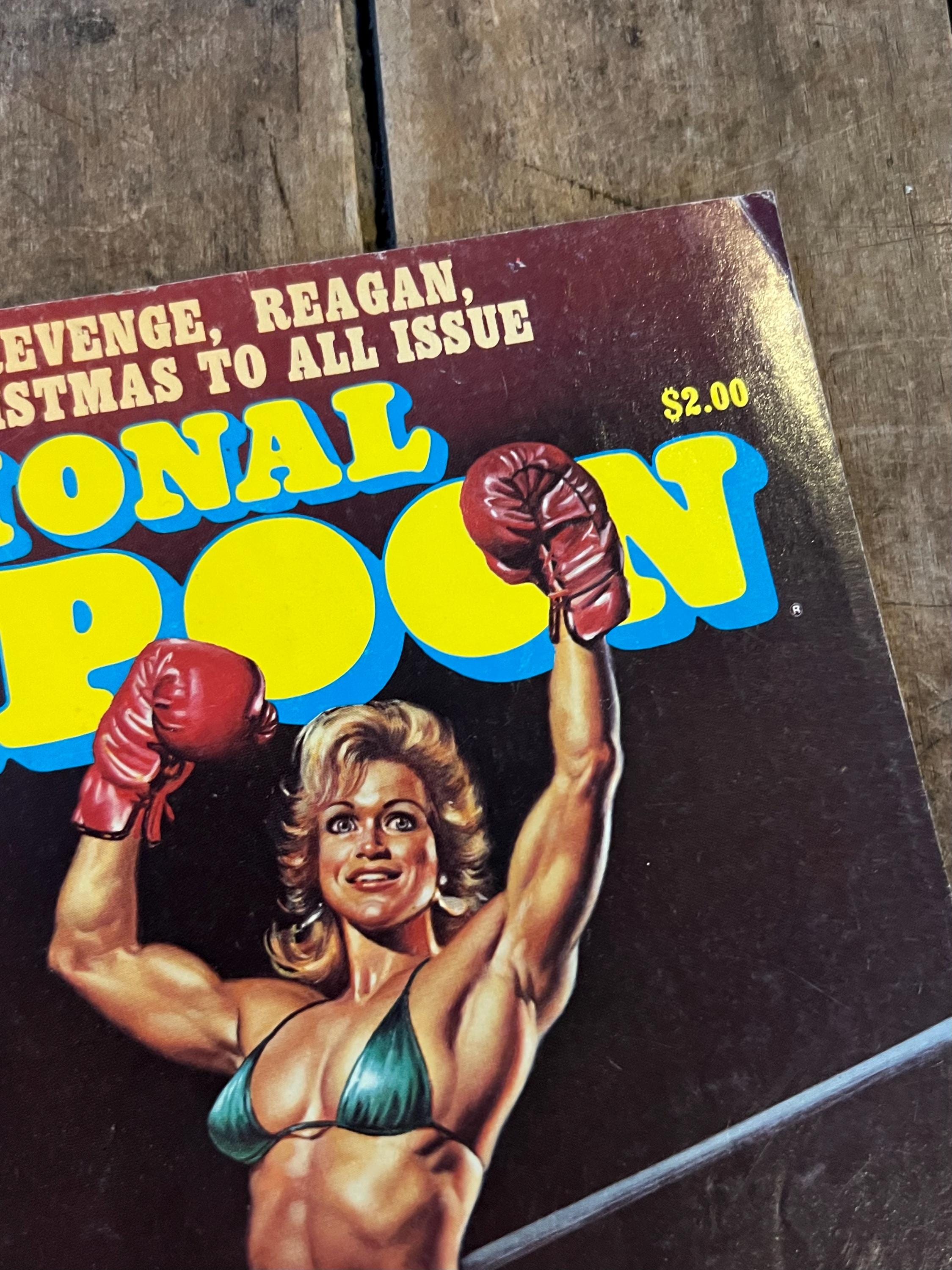 Vintage National Lampoon Magazine (December 1985) Featuring Ronald Regan
