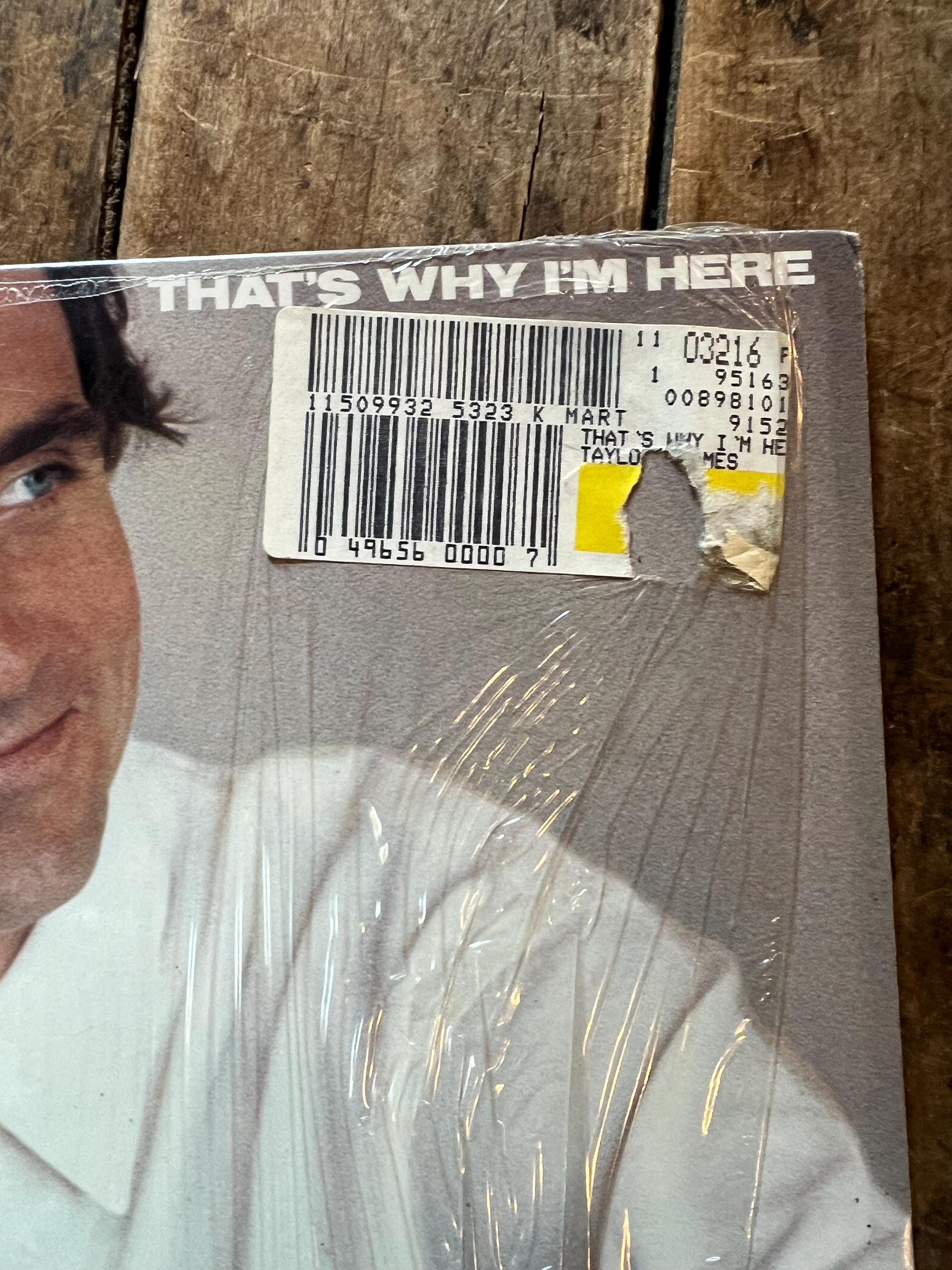 Vintage 1985 James Taylor "That’s Why I’m Here" LP Record
