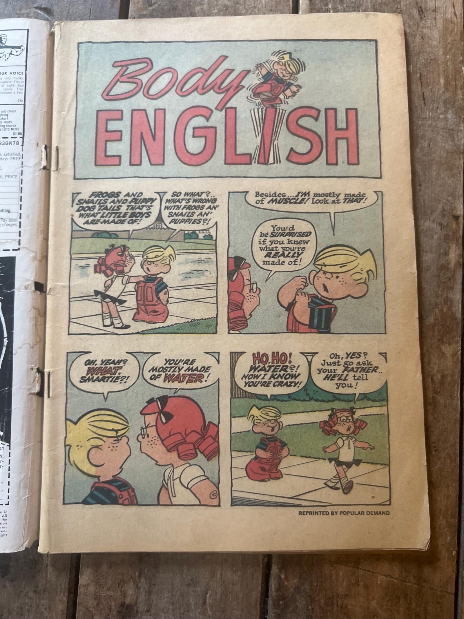 Dennis the Menace Bonus Magazine Series #94 (1971) Fawcett Comic Book by Hank Ketcham