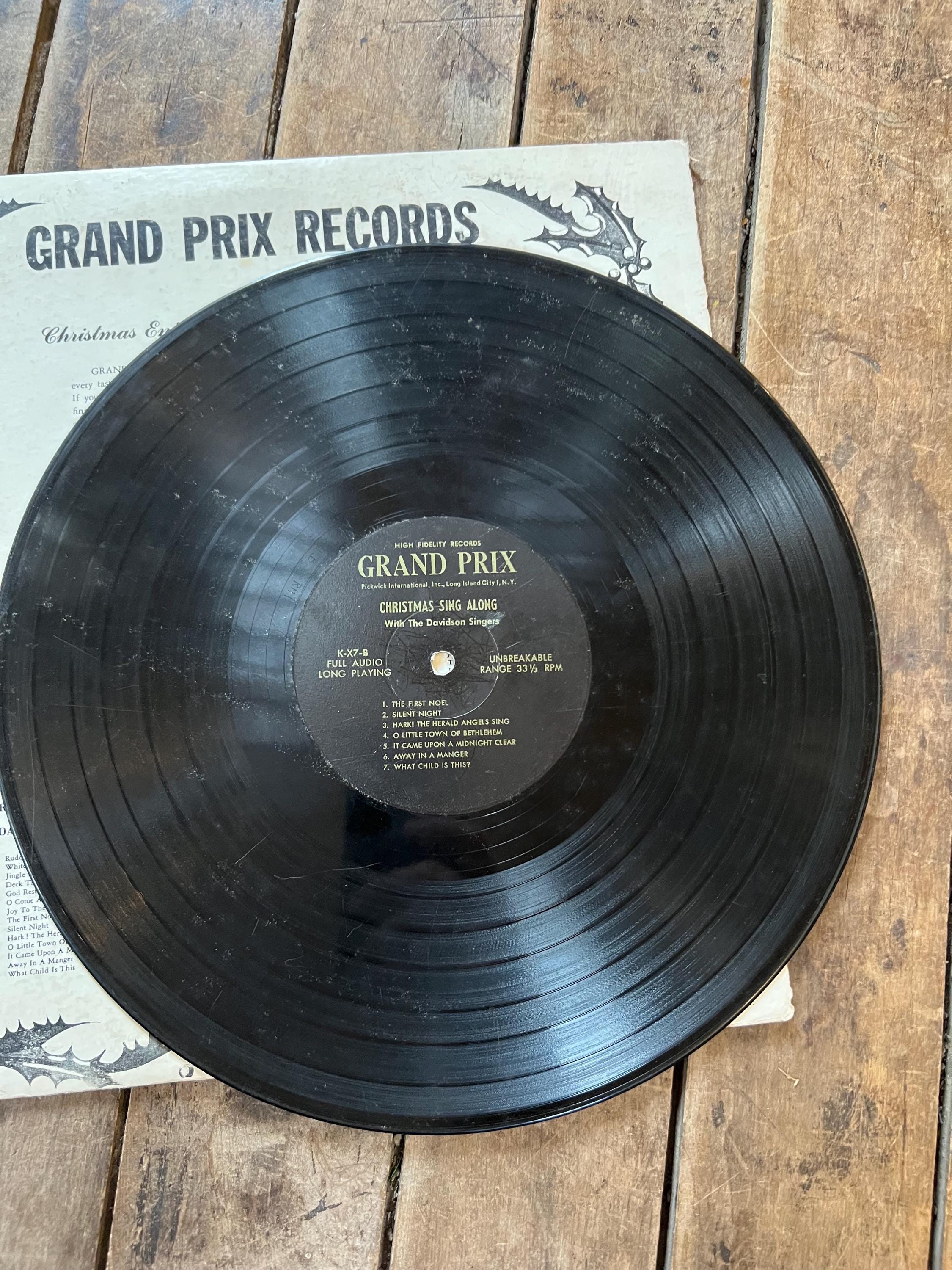 The Davidson Singers -Christmas Sing A Long- Grand Prix Records - LP Vinyl Album