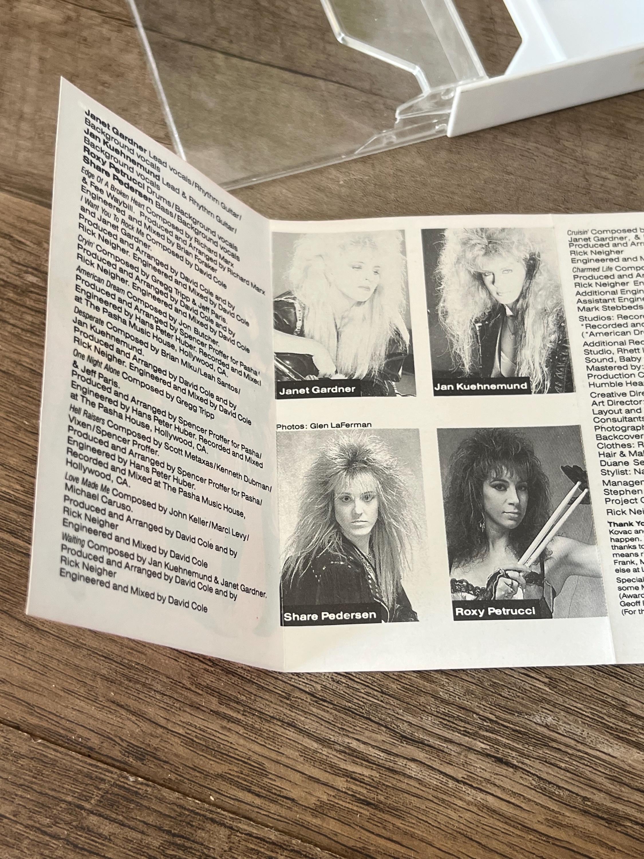 1988 VIXEN Cassette Tape - EMI Manhattan Records - Retro Rock