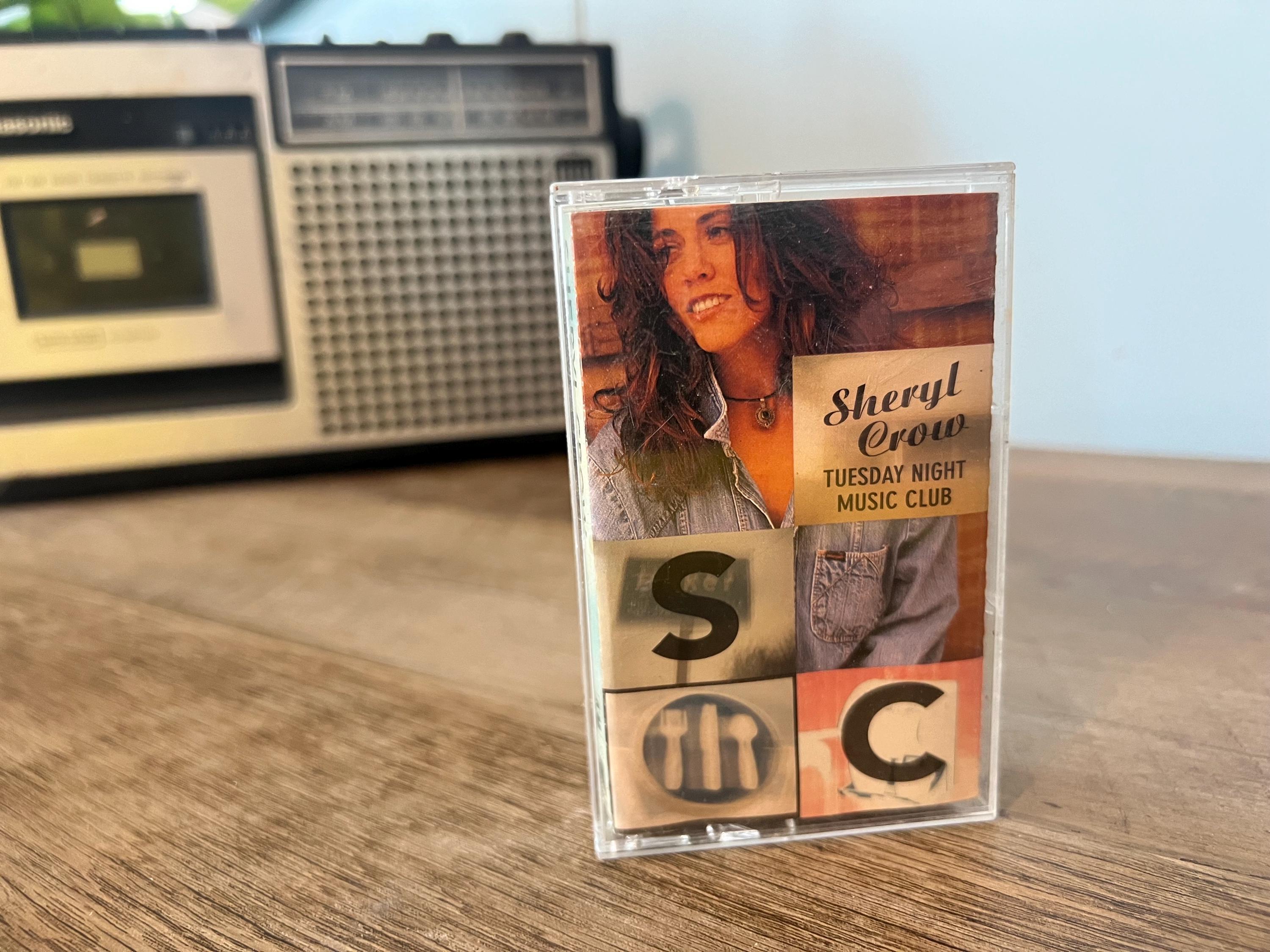 Vintage 1993 Sheryl Crow Cassette Tape: Tuesday Night Music Club