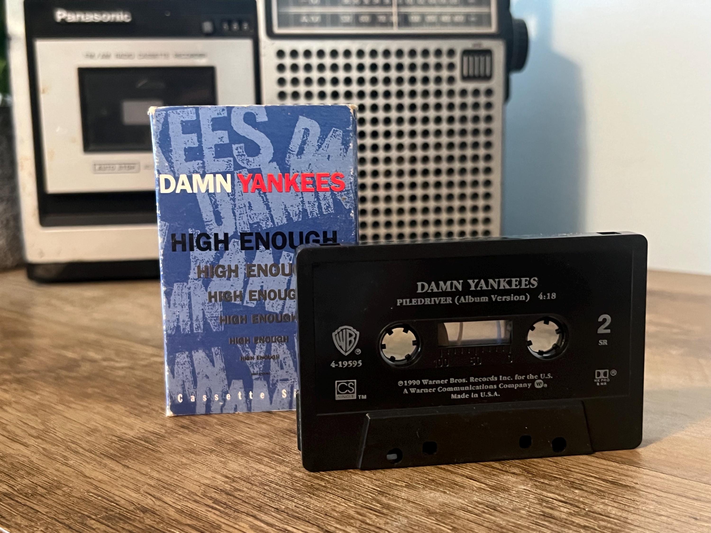 Vintage 1990 Damn Yankees "High Enough" Cassette Tape