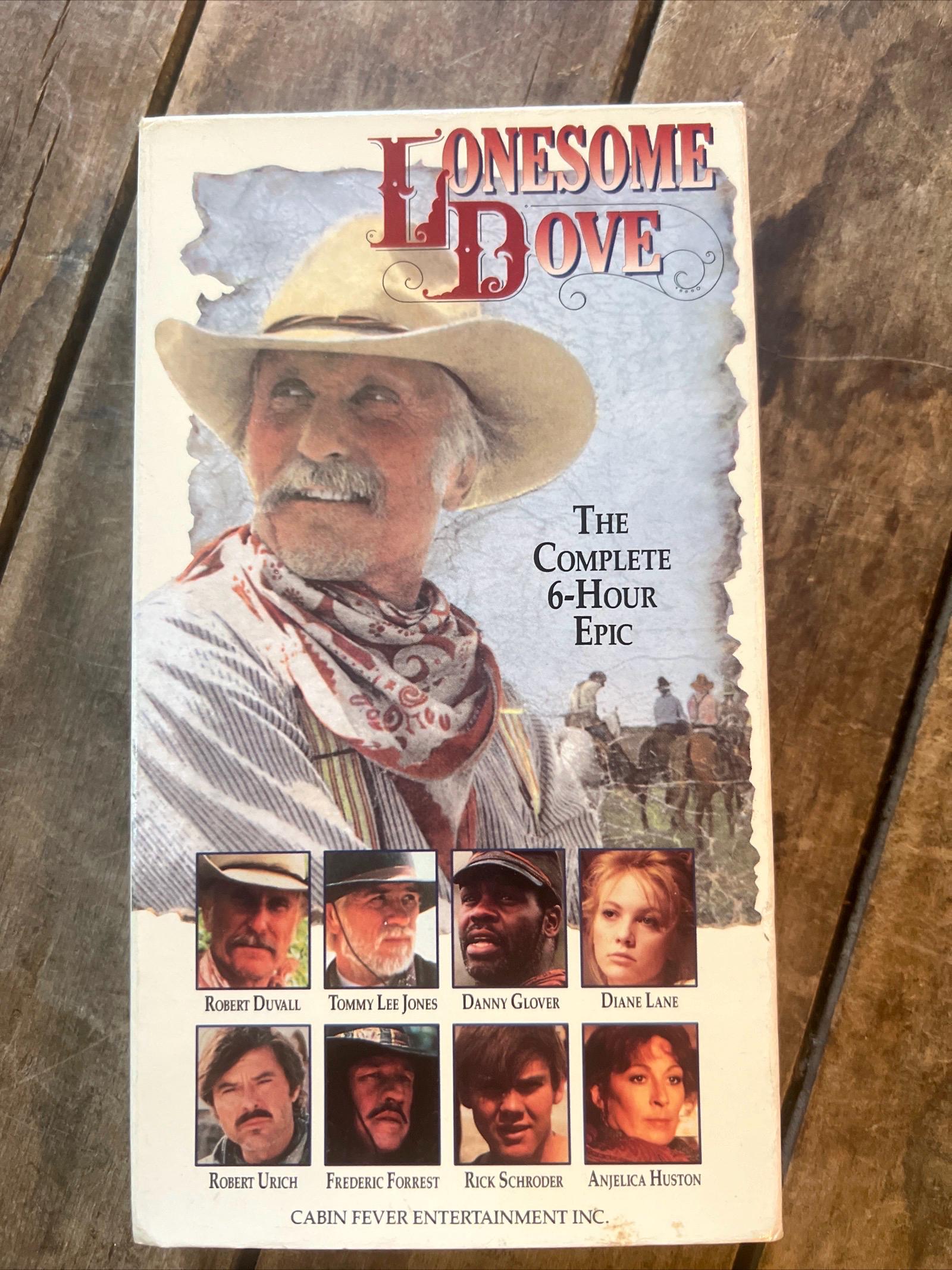 Lonesome Dove VHS: 1989 Epic Western Movie Starring Duvall & Jones