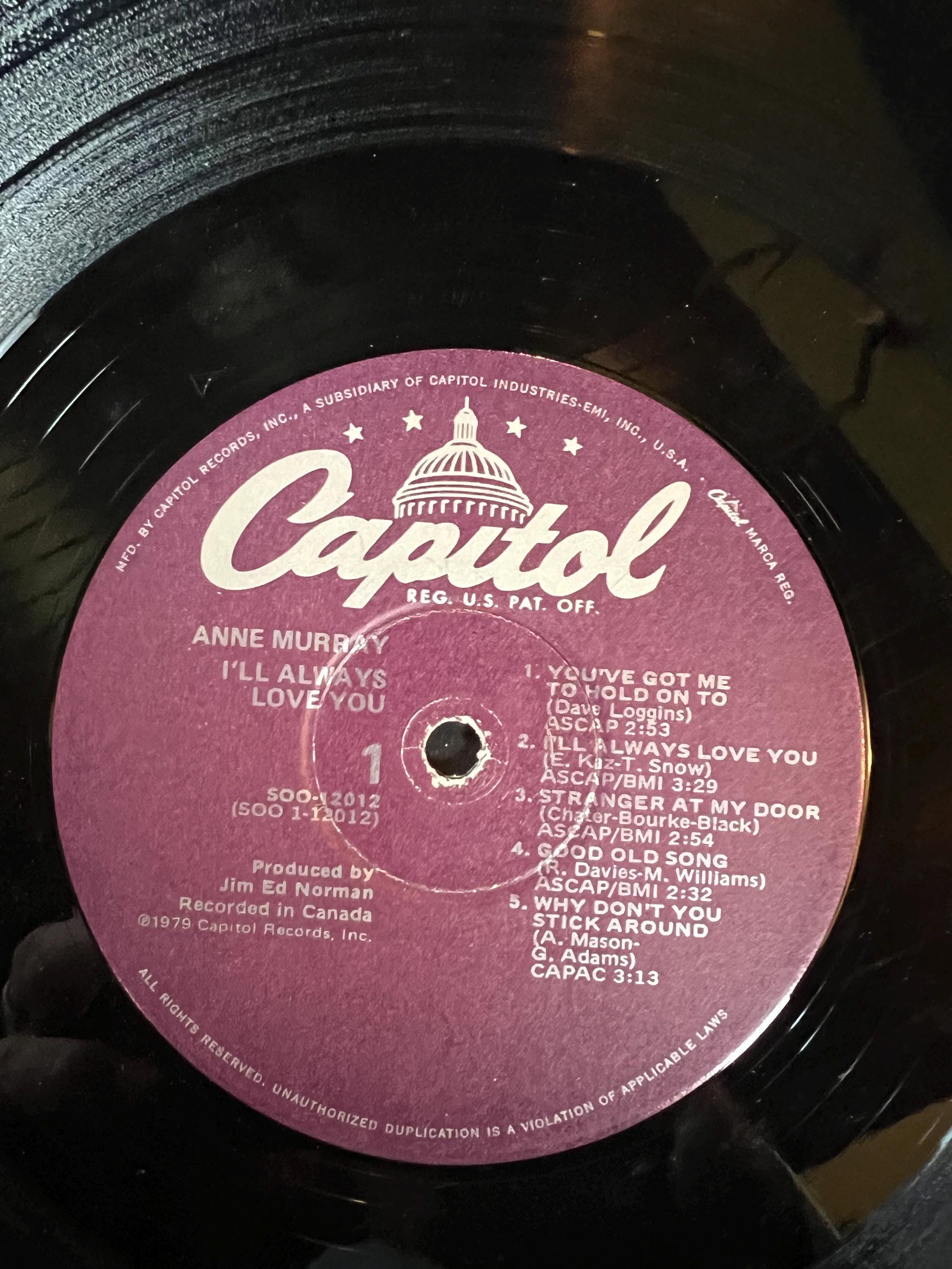Anne Murray "I’ll always love you" LP - 1979 Capitol Retro Vinyl Record