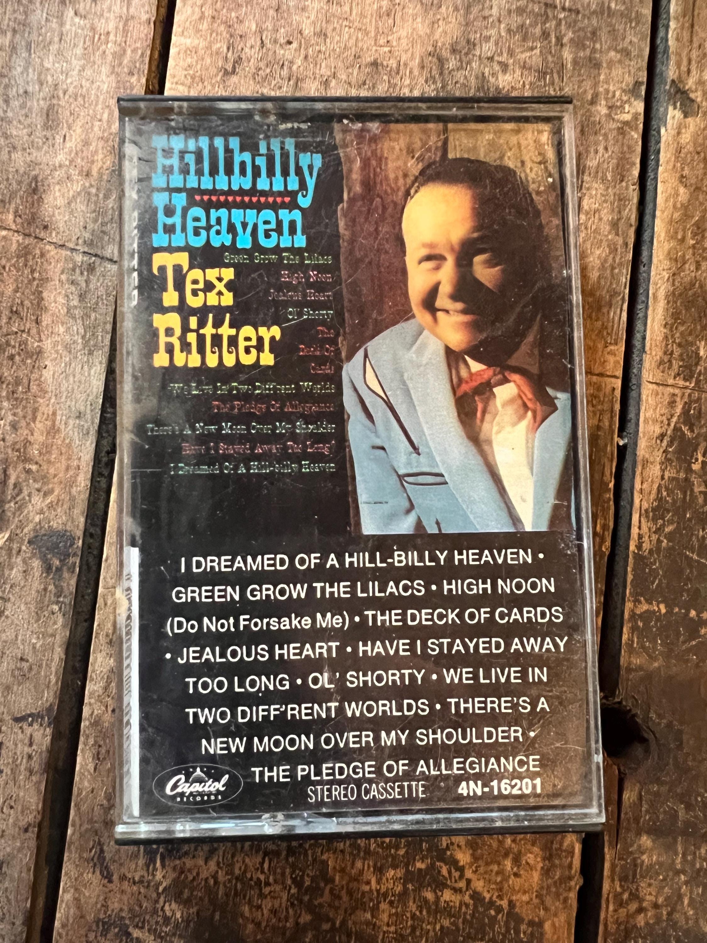 Tex Ritter  “Hillbilly Heaven” Cassette Tape - Capitol Records - Country