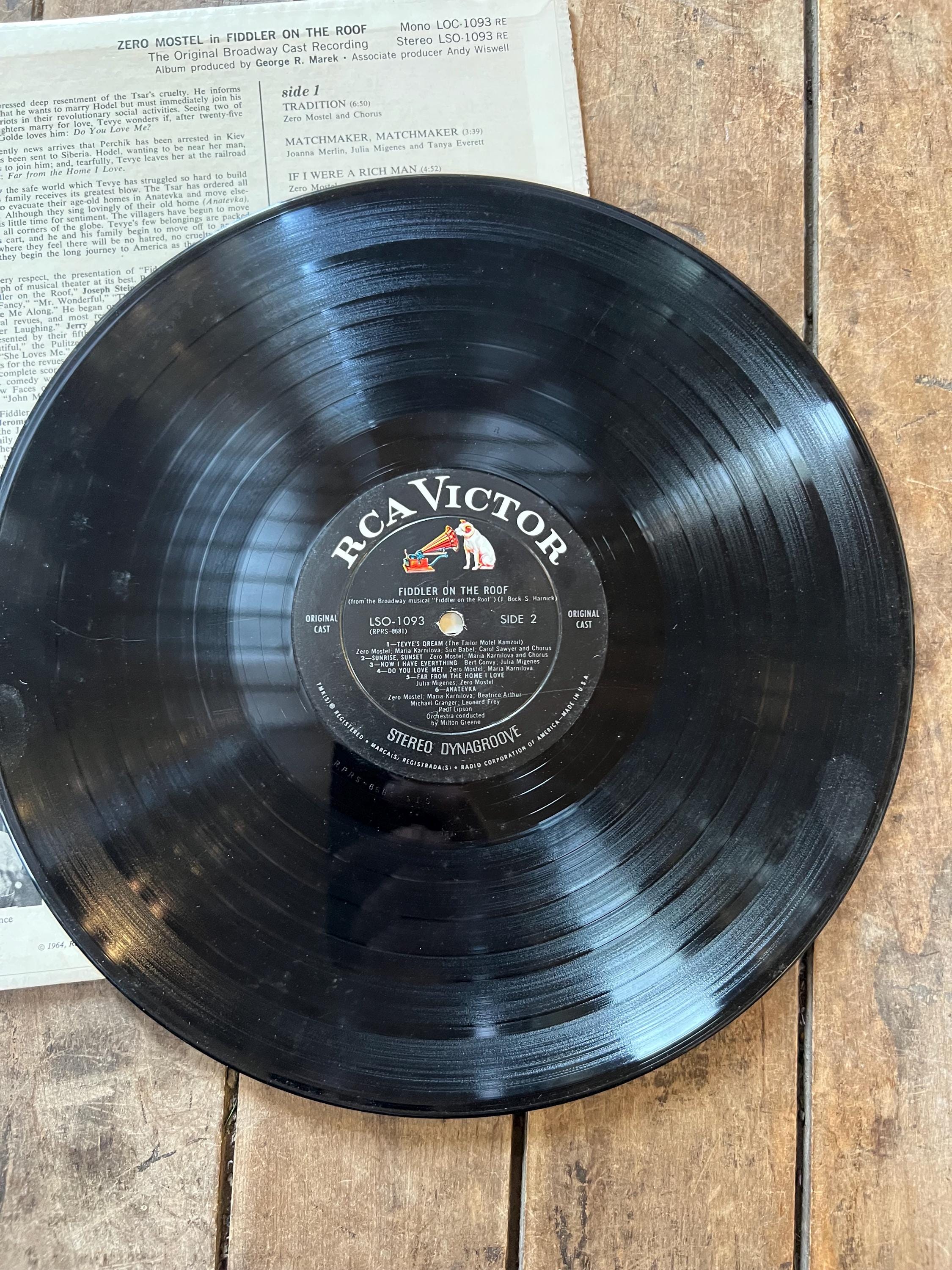 Zero Mostel “Fiddler On The Roof” ( Original Broadway Cast Recording) - 1964 RCA Victor Record - LP Vinyl Album