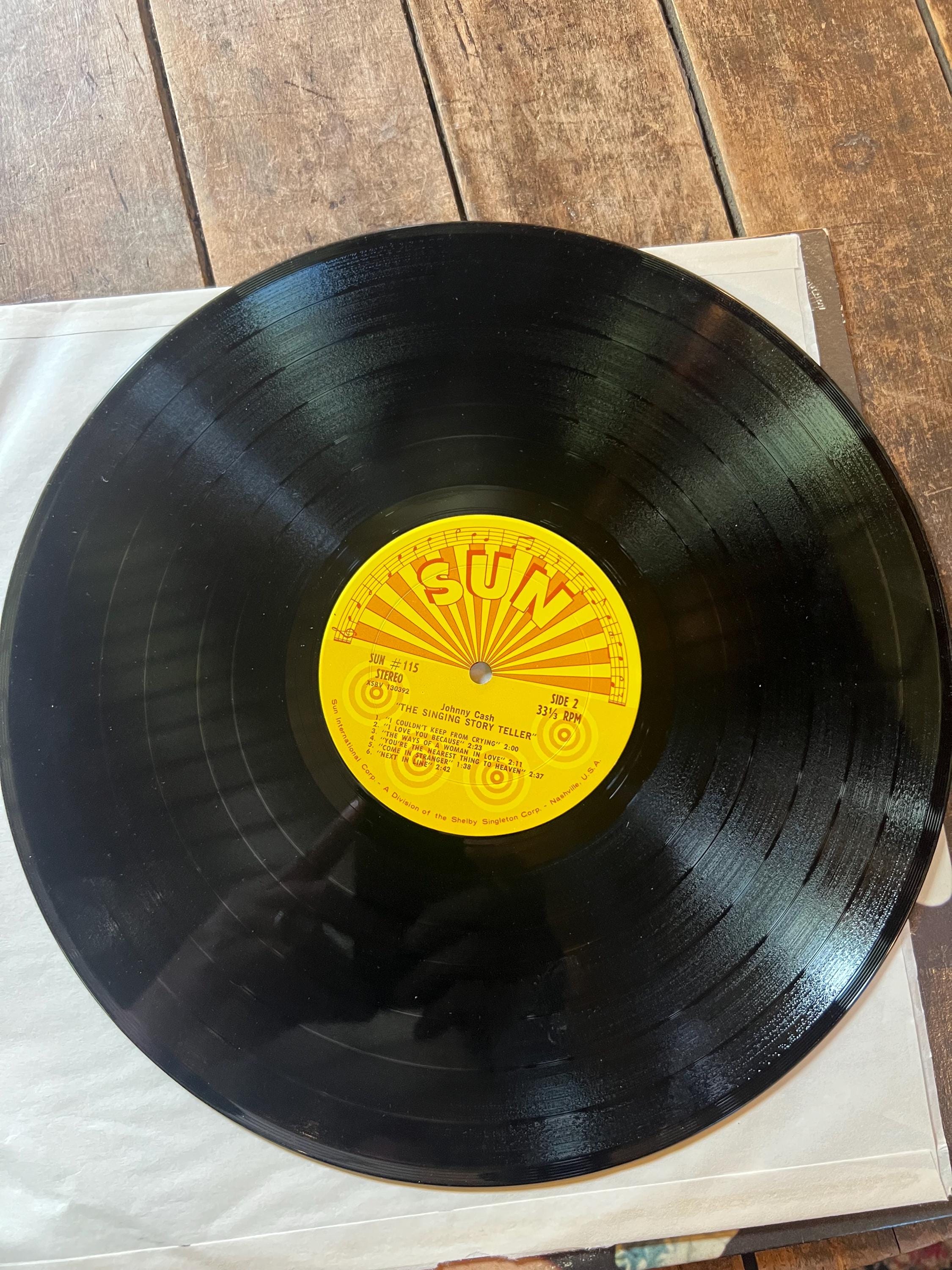 Johnny Cash - The Singing Story Teller Vinyl LP - Sun Records