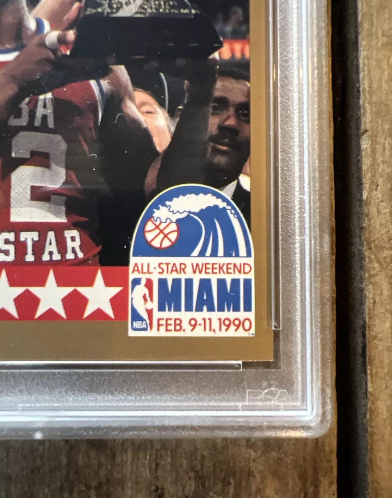 Magic Johnson 1990 All-Star Game Basketball Card - PSA 8