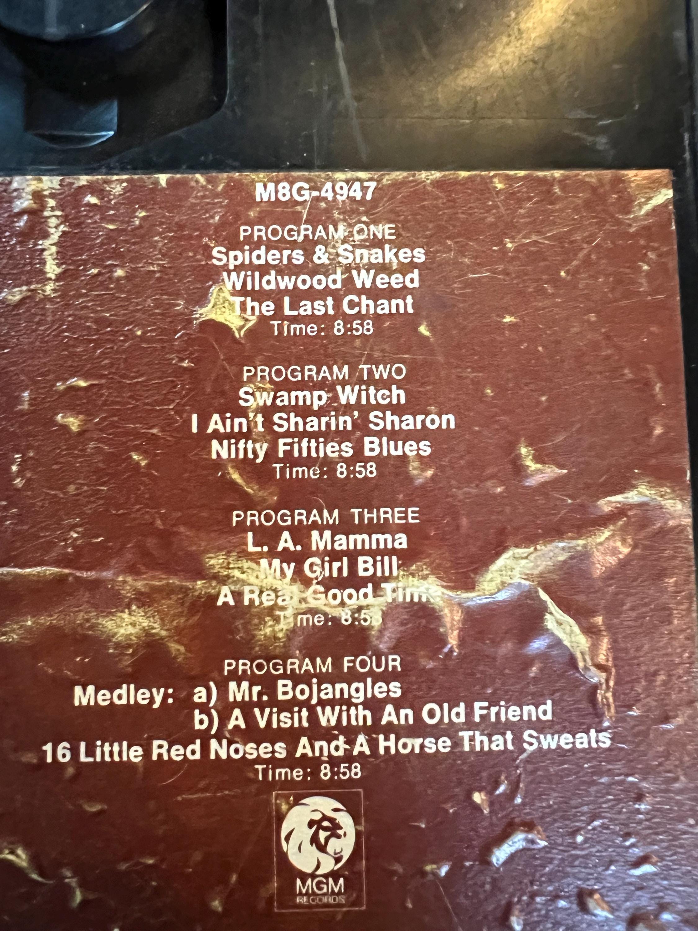 1974 Jim Stafford - Self Titled Album - MGM Records 8-Track Tape