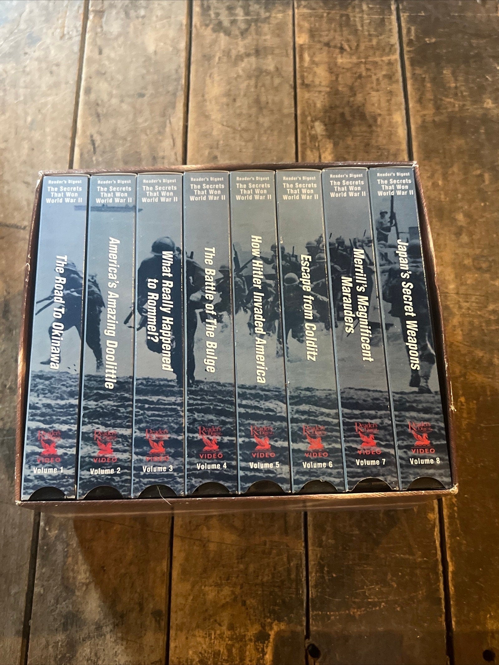 Reader's Digest WWII Documentary: The Secrets That Won (8 VHS Movie Lot)