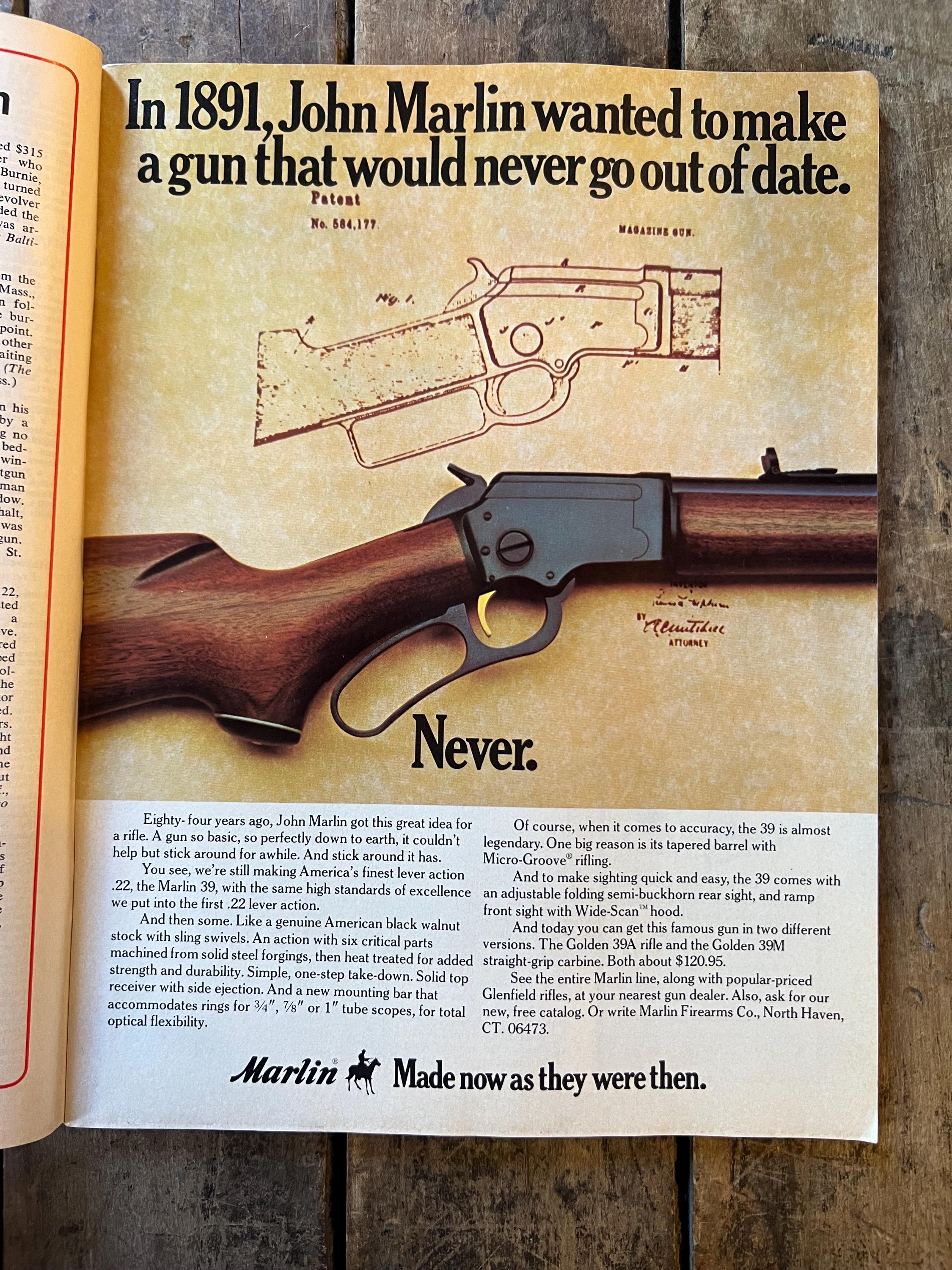 Vintage 1975 American Rifleman Magazine - May Edition- Retro Advertising - Men’s Outdoor Magazine