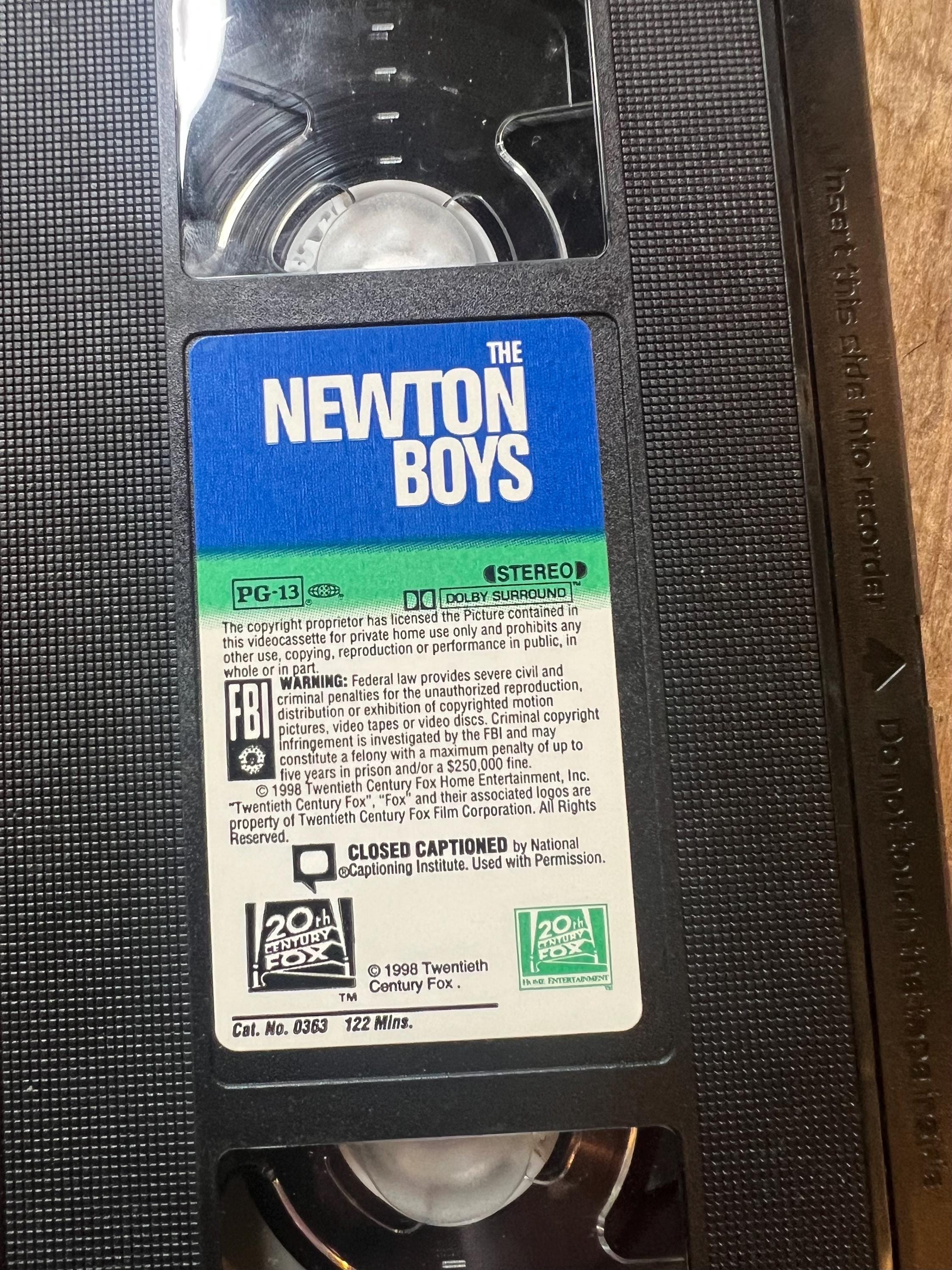 NEWTON BOYS - VHS Movie ( 1998 ) - Starring Mathew McConaughey & Ethan Hawke