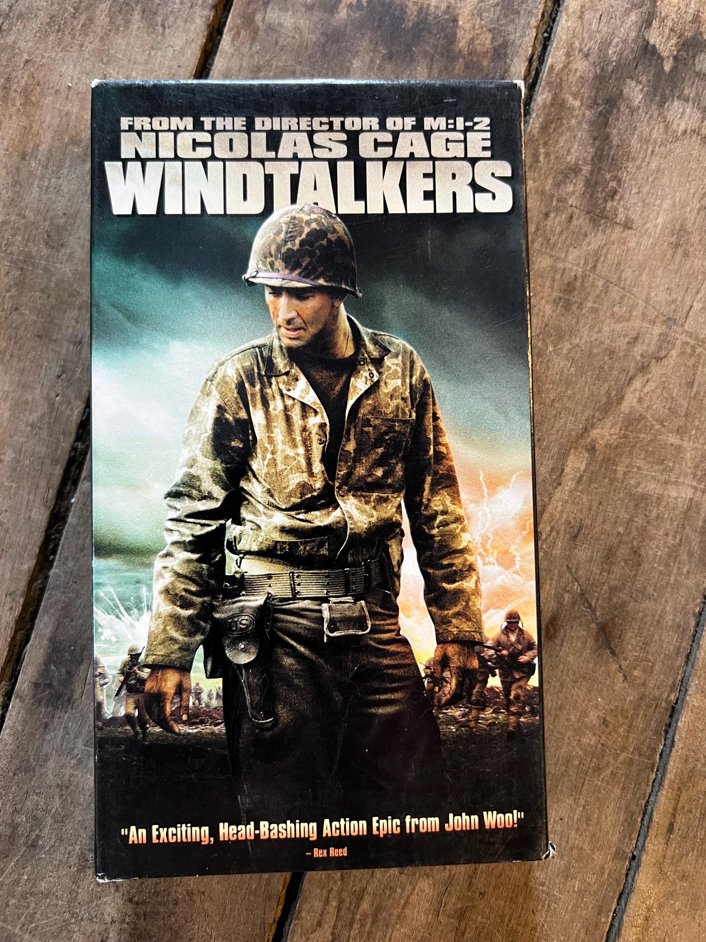Windtalkers  ( VHS 2002) Starring- Nicolas Cage, Adam Beach & Mark Ruffalo