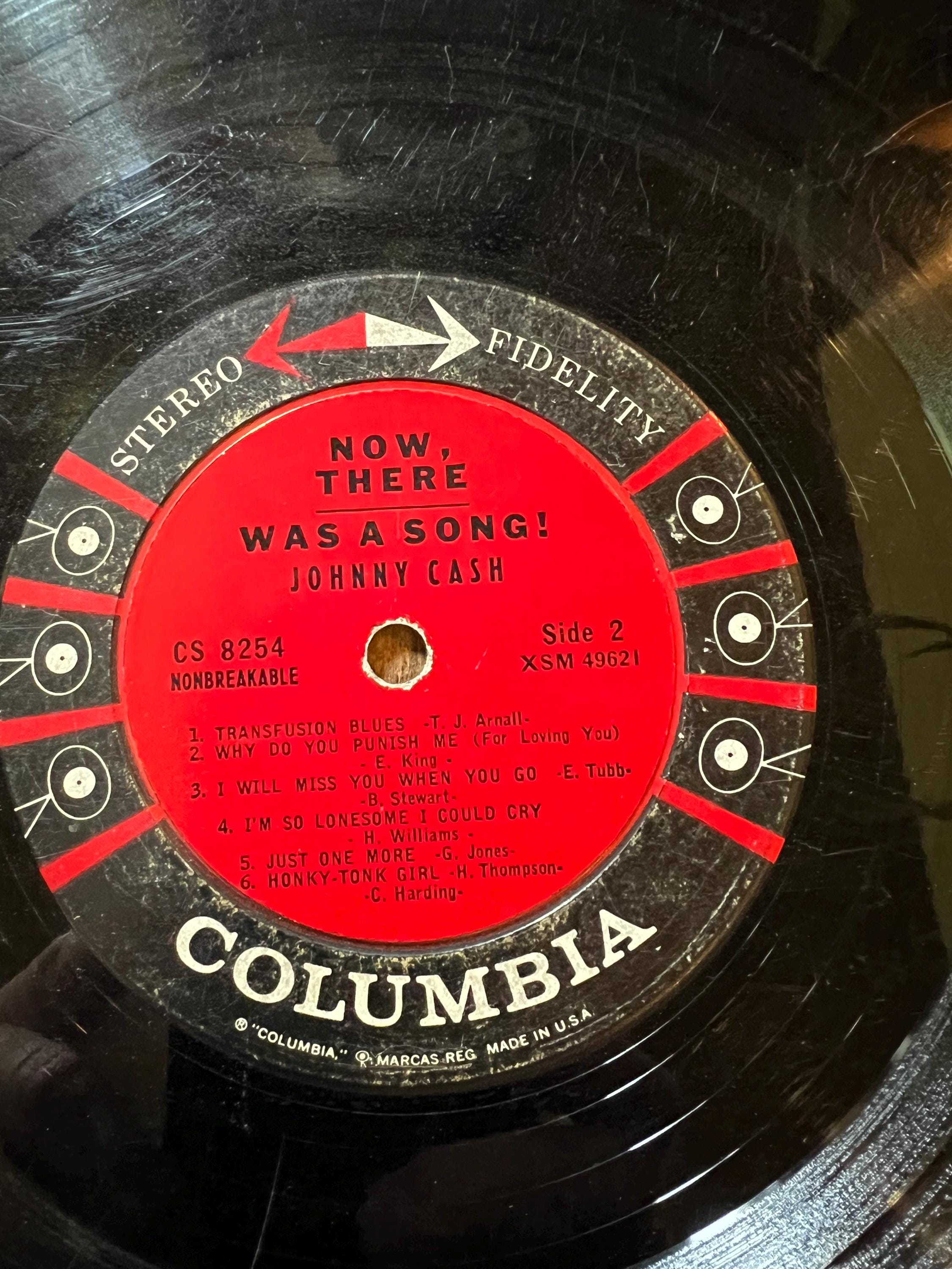 Johnny Cash "Now, There Was A Song" Vinyl LP - 1960 Original Columbia Records