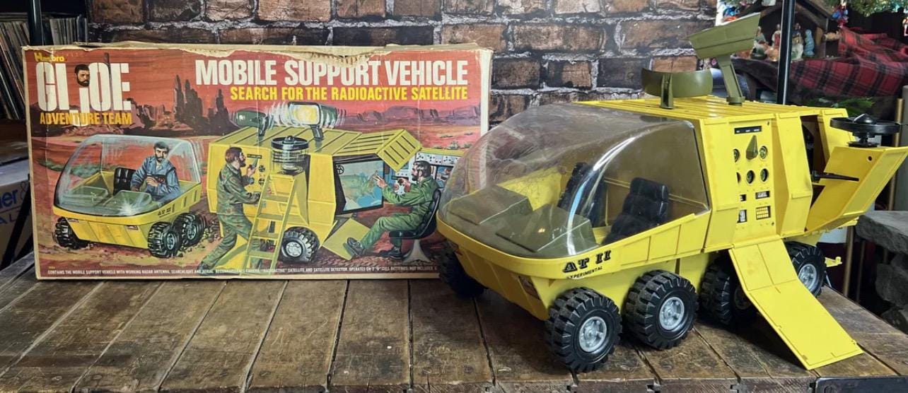Vintage 1972 GI JOE Mobile Support Vehicle – Hasbro Adventure Team Set