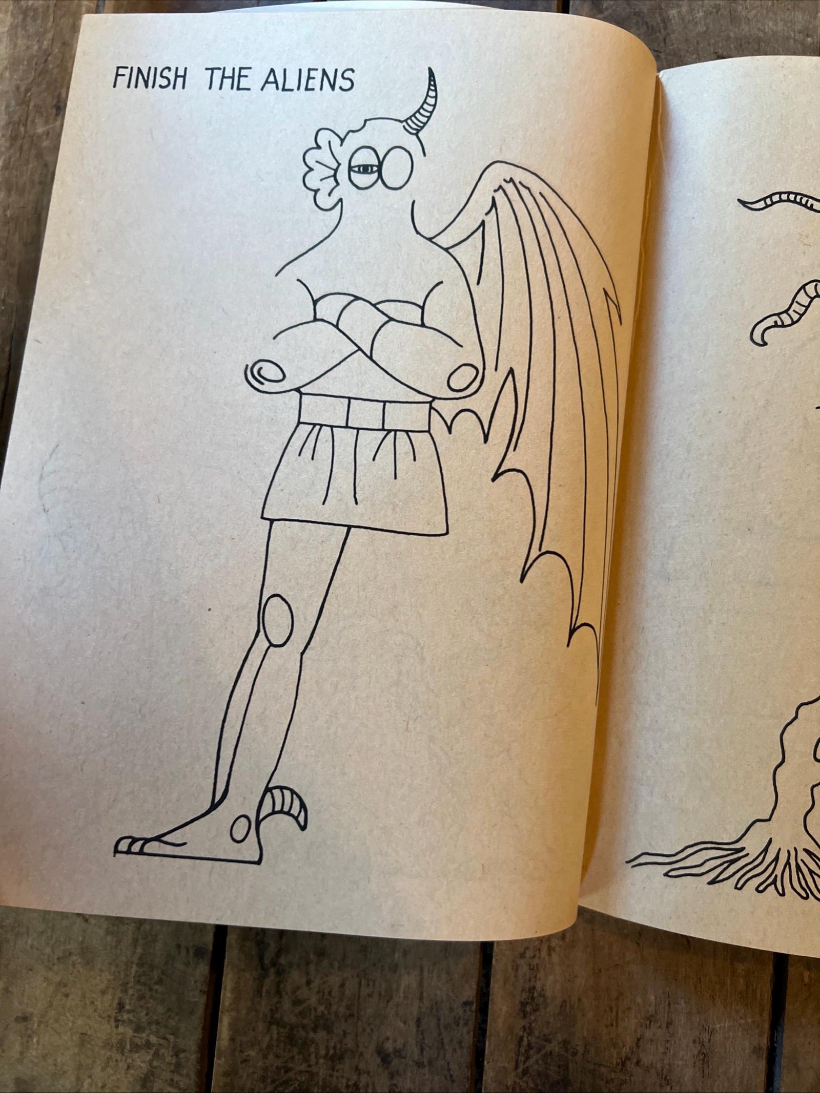 1979 Marrigold Press - STAR TREK - Color And Activity Book No. 1308 Futuristic Fun