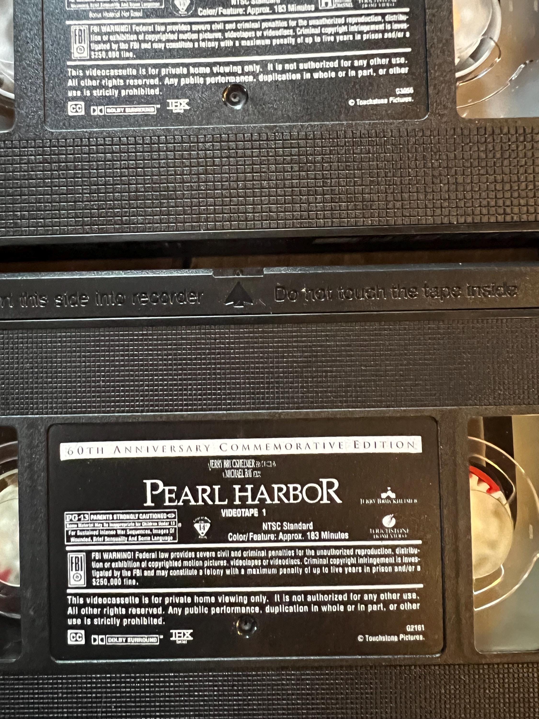 Pearl Harbor  ( VHS 2001) Ben Affleck, Josh Hartnett & Kate Beckinsale