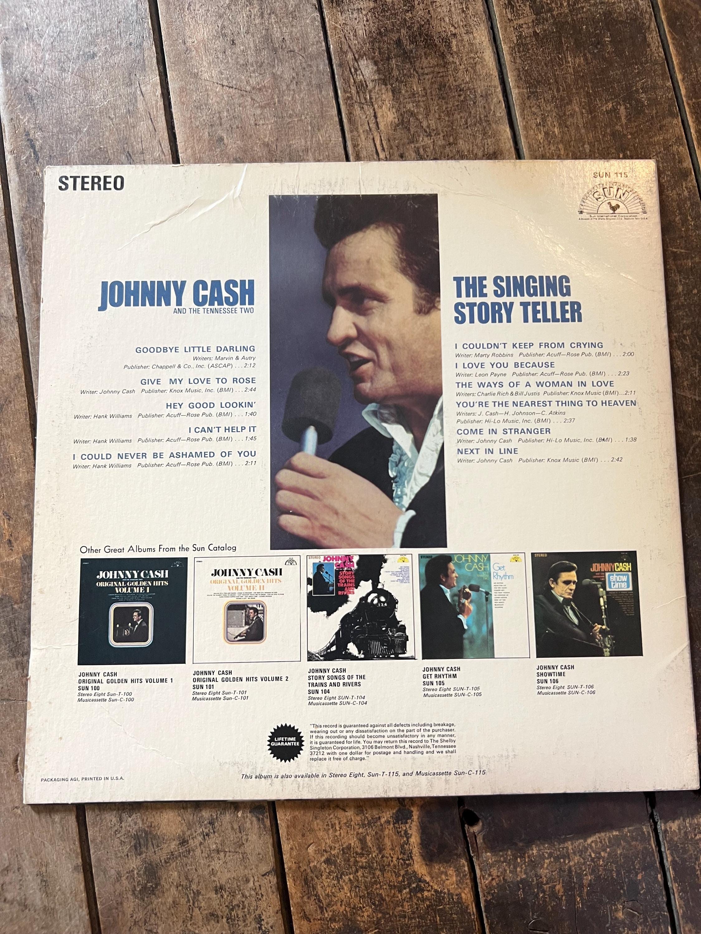 Johnny Cash - The Singing Story Teller Vinyl LP - Sun Records