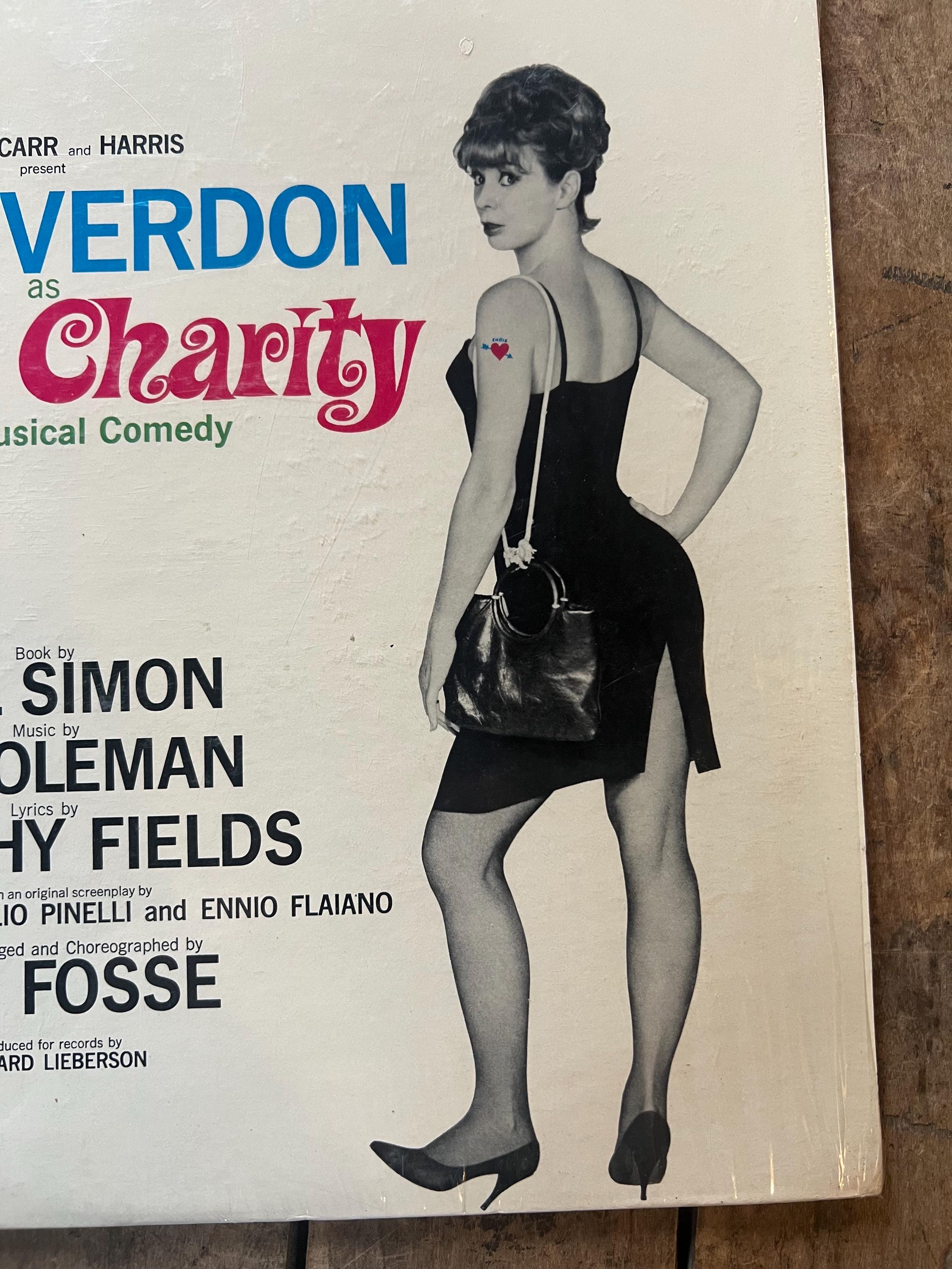 Vintage 1966 Gwen Verdon Sweet Charity LP - Columbia Masterworks Vinyl