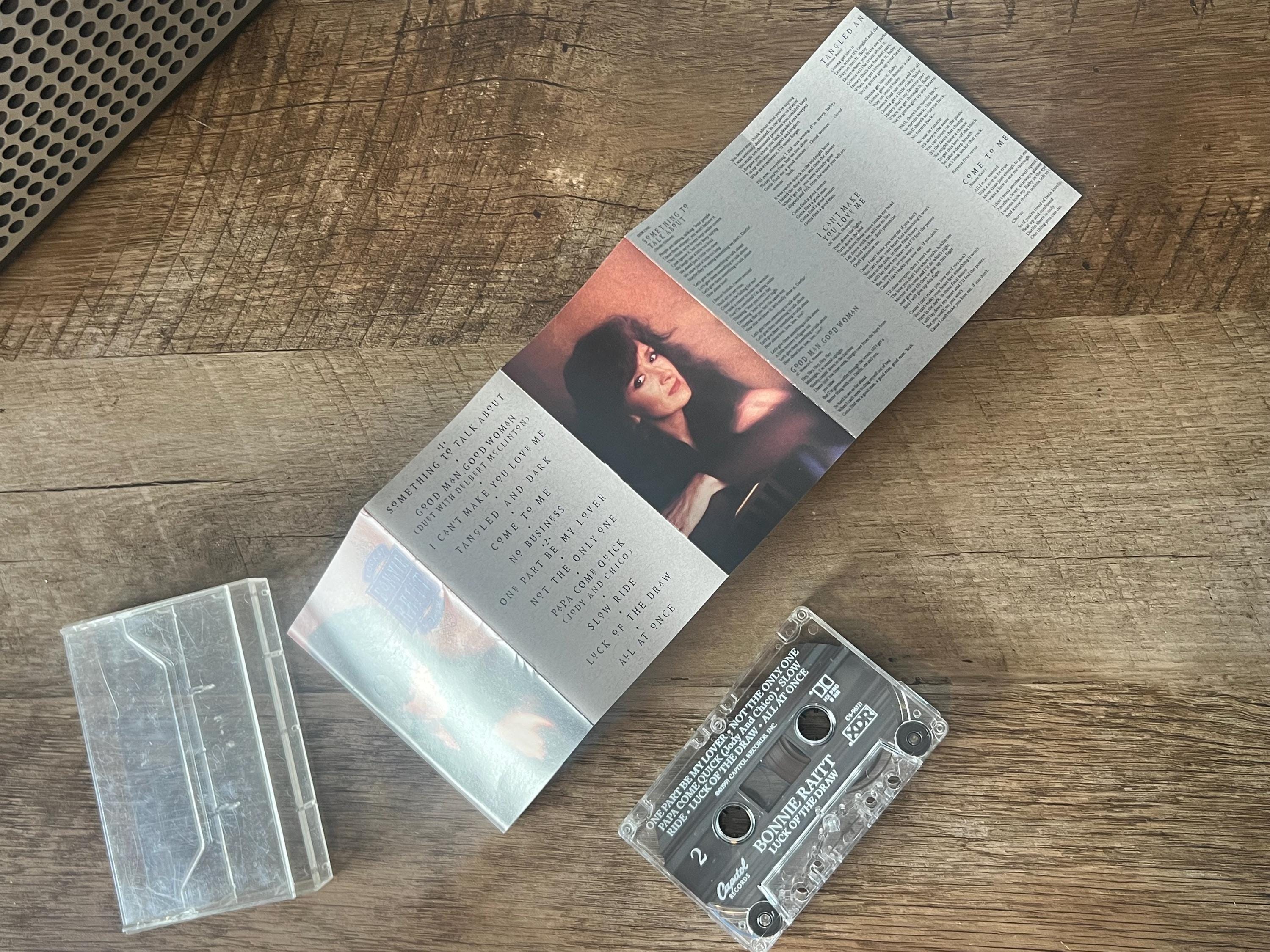 Vintage 1991 Bonnie Raitt Luck of the Draw Cassette Tape