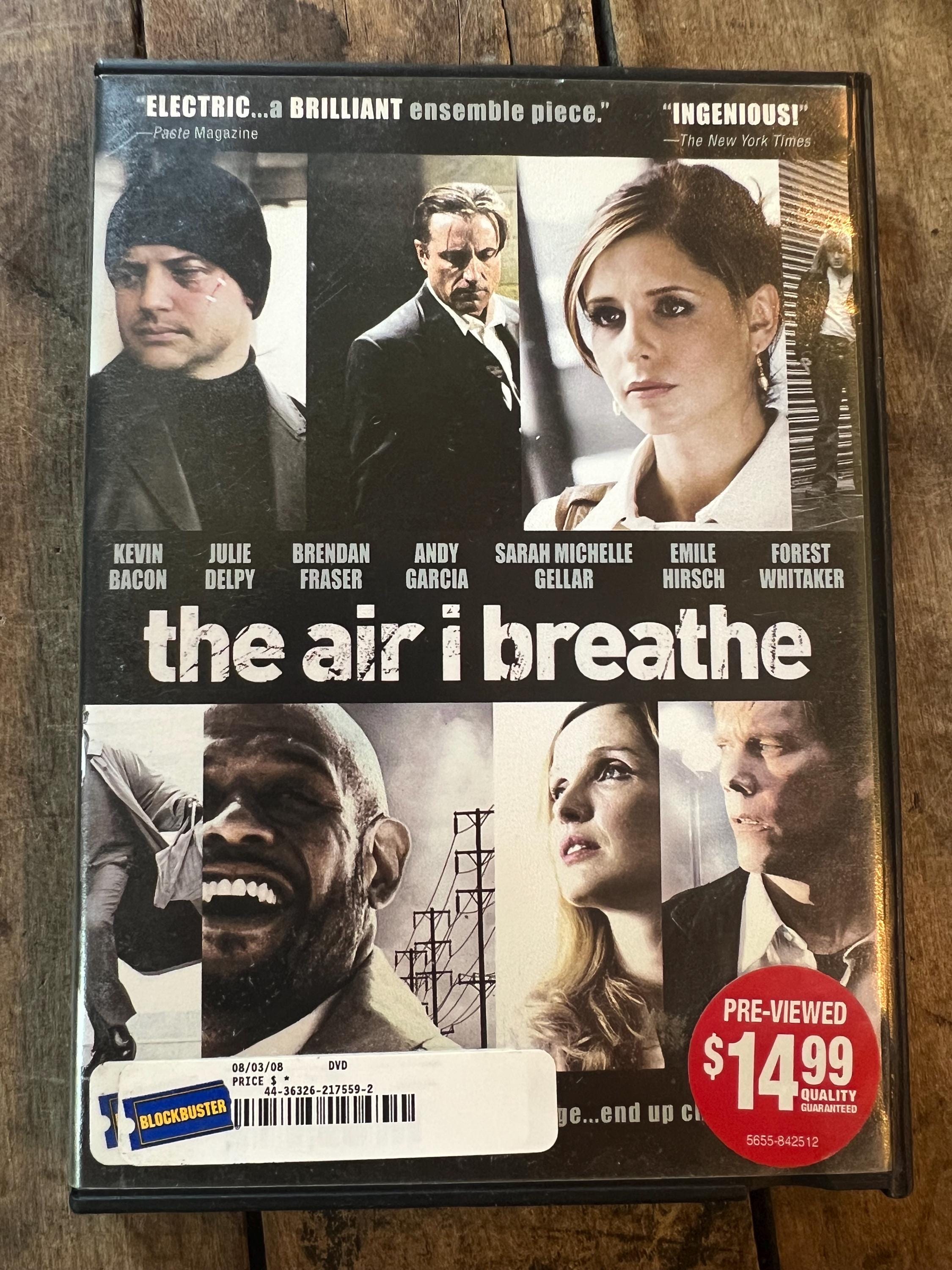 The Air I Breathe- Thriller / Action - DVD movie Starring Kevin Bacon & Sarah Michelle Gellar