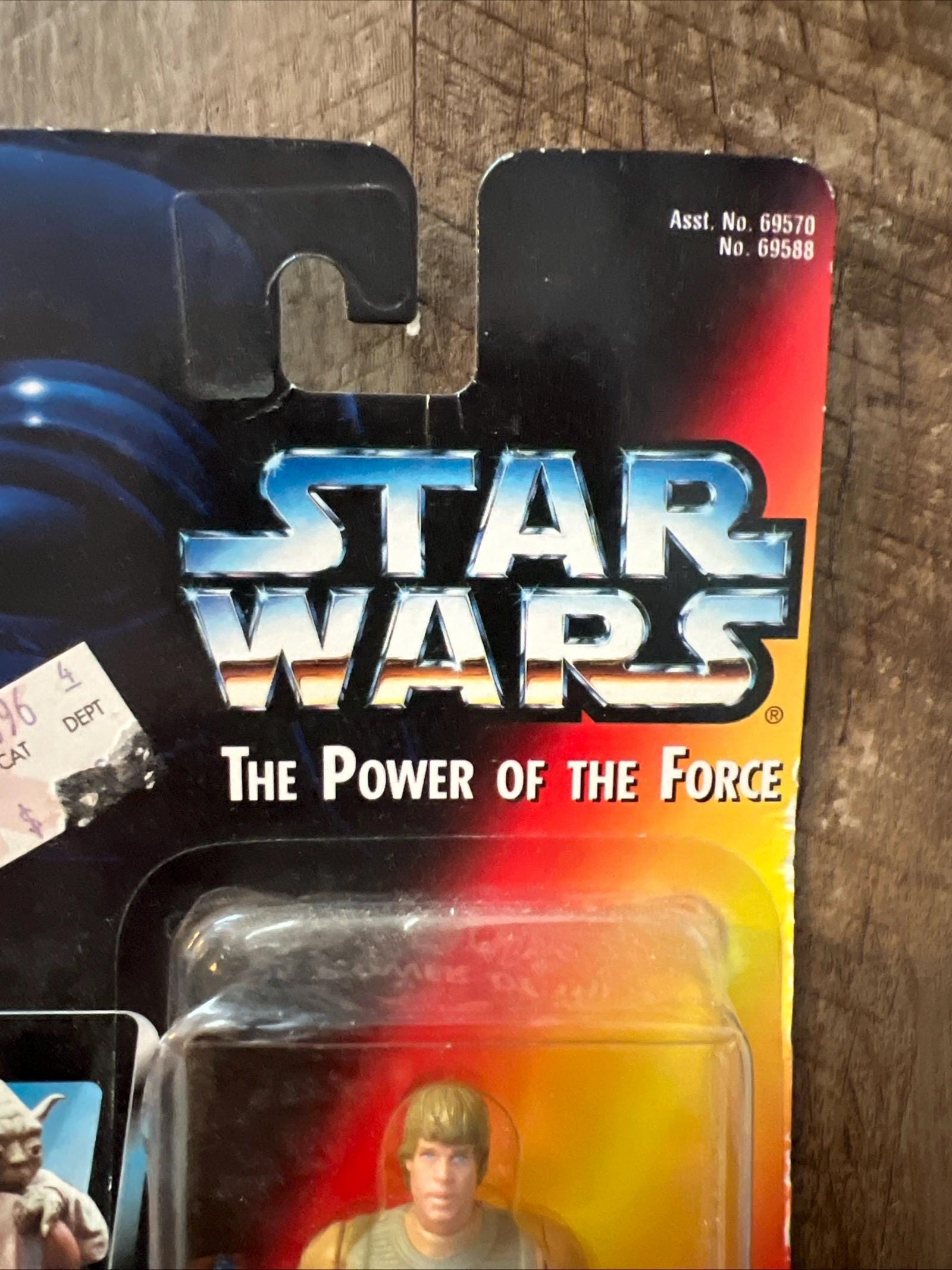 1995 Star Wars Luke Skywalker Dagobah Fatigues Action Figure MOC