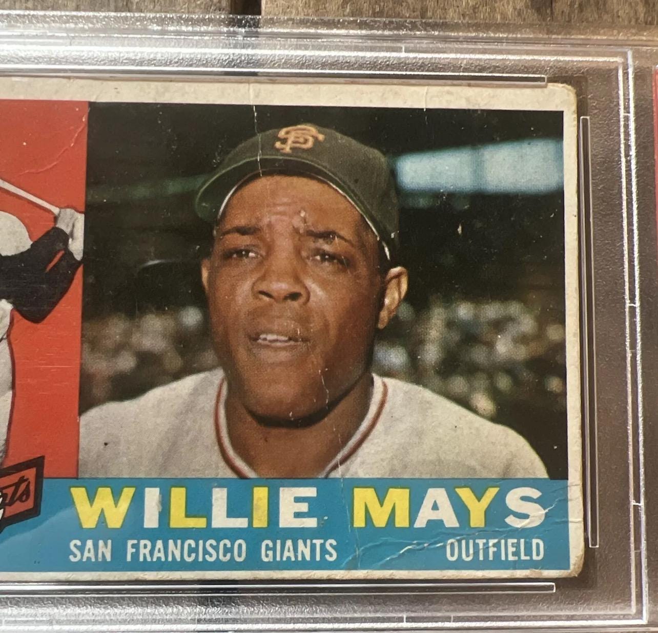 1960 Topps Willie Mays Baseball Card - PSA 1 - San Francisco Giants