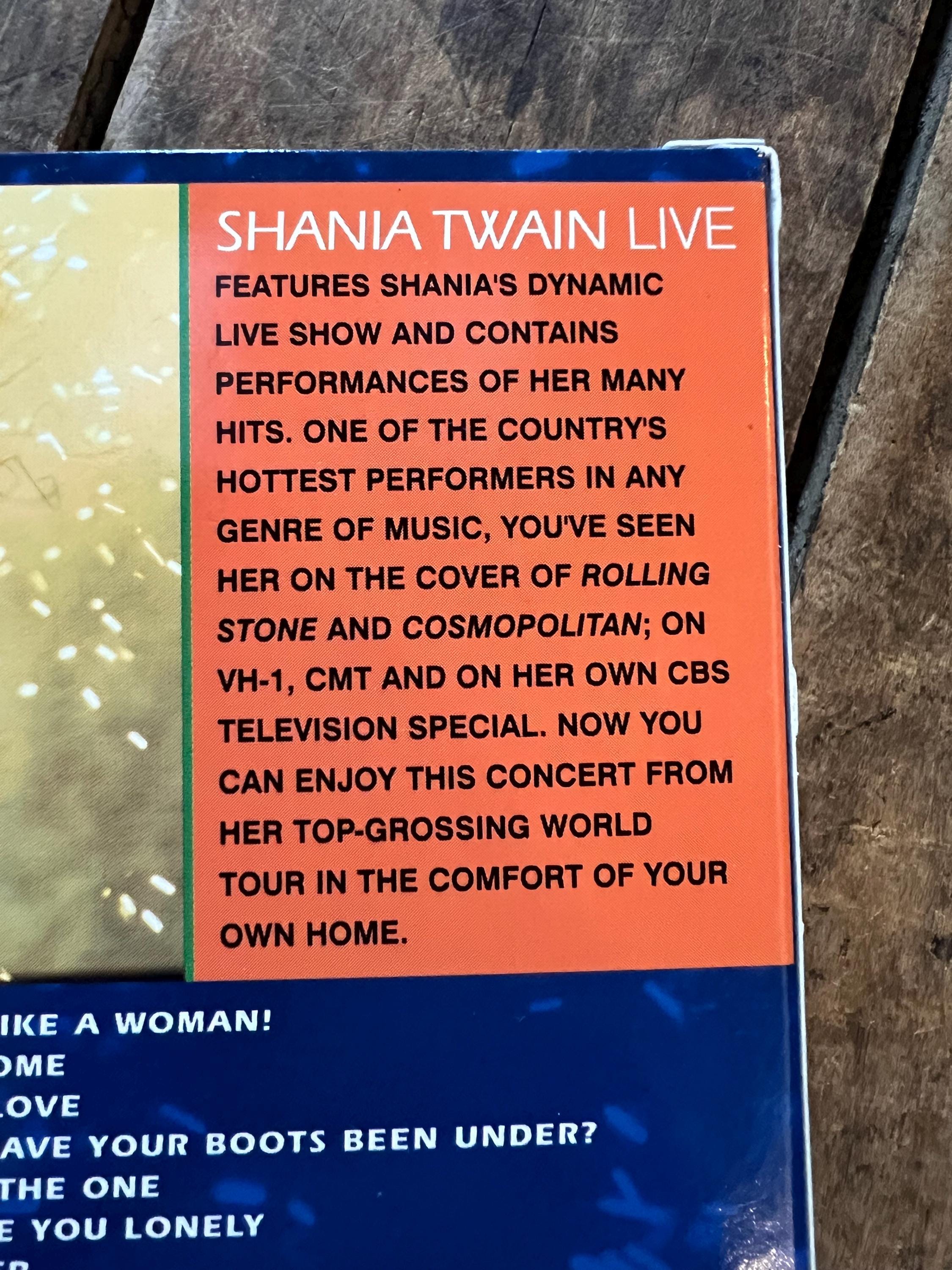 Shania Twain - LIVE - Music Video Collection ( 1999 VHS Movie)