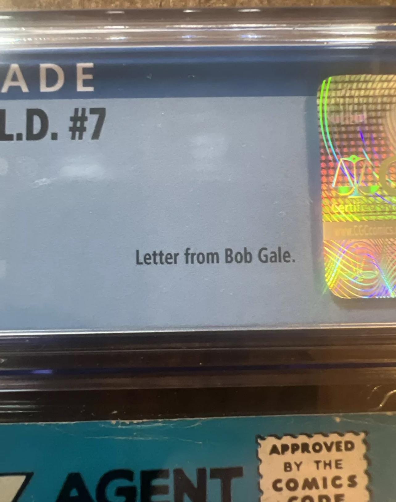 1968 Nick Fury Agent of Shield #7 - Letter from Bob Gale - Marvel Comics - CGC Graded 6.0